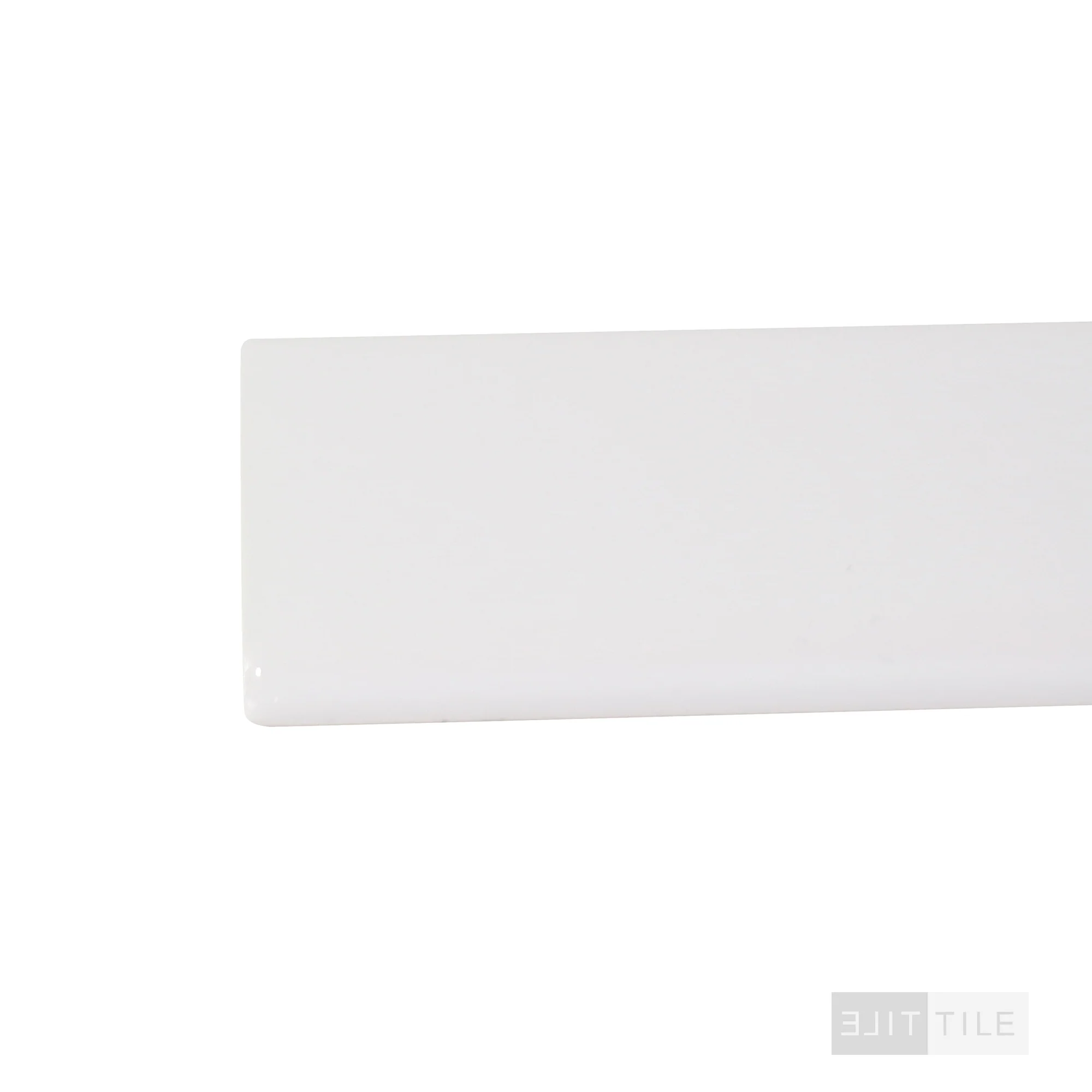 Color Wheel Classic Ceramic Bullnose 2X6 0100 White - Image 3
