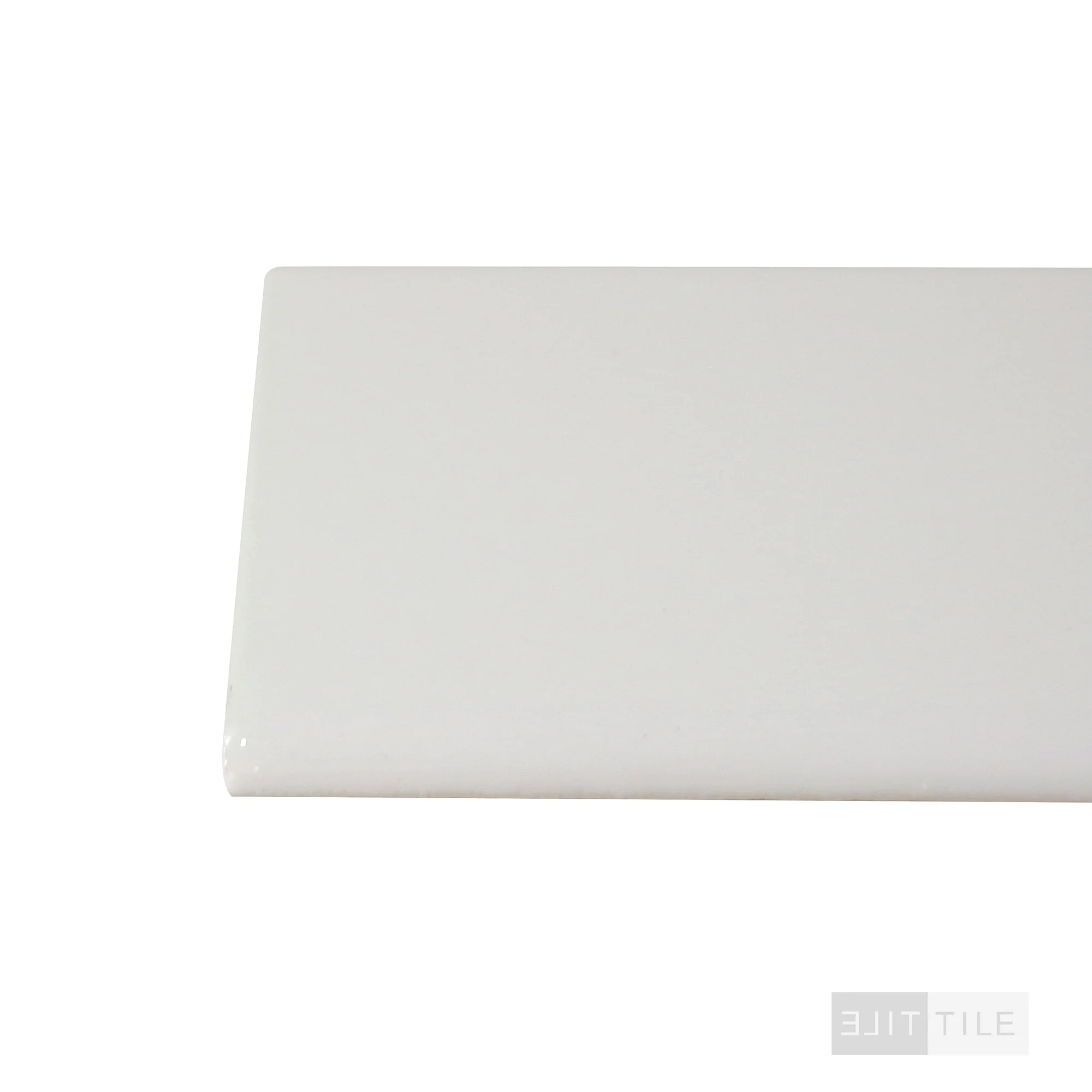 Color Wheel Classic Ceramic Bullnose 3X6 - 6 Side 0100 White - Image 3