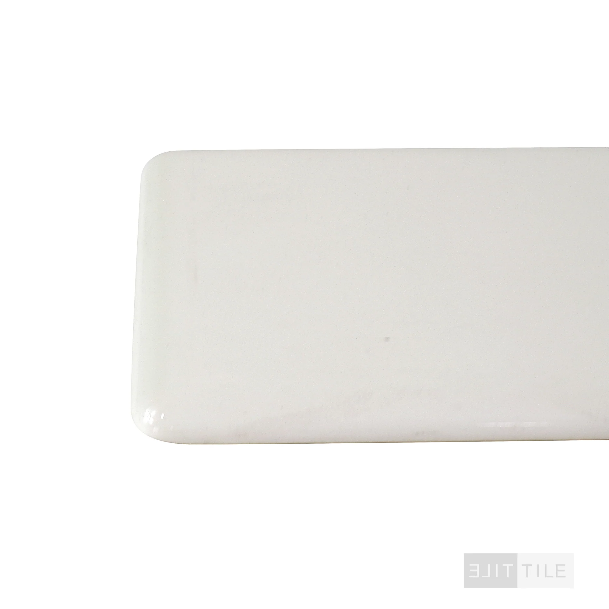 Color Wheel Classic Ceramic Bullnose Left Corner 3X6 0100 White - Image 3
