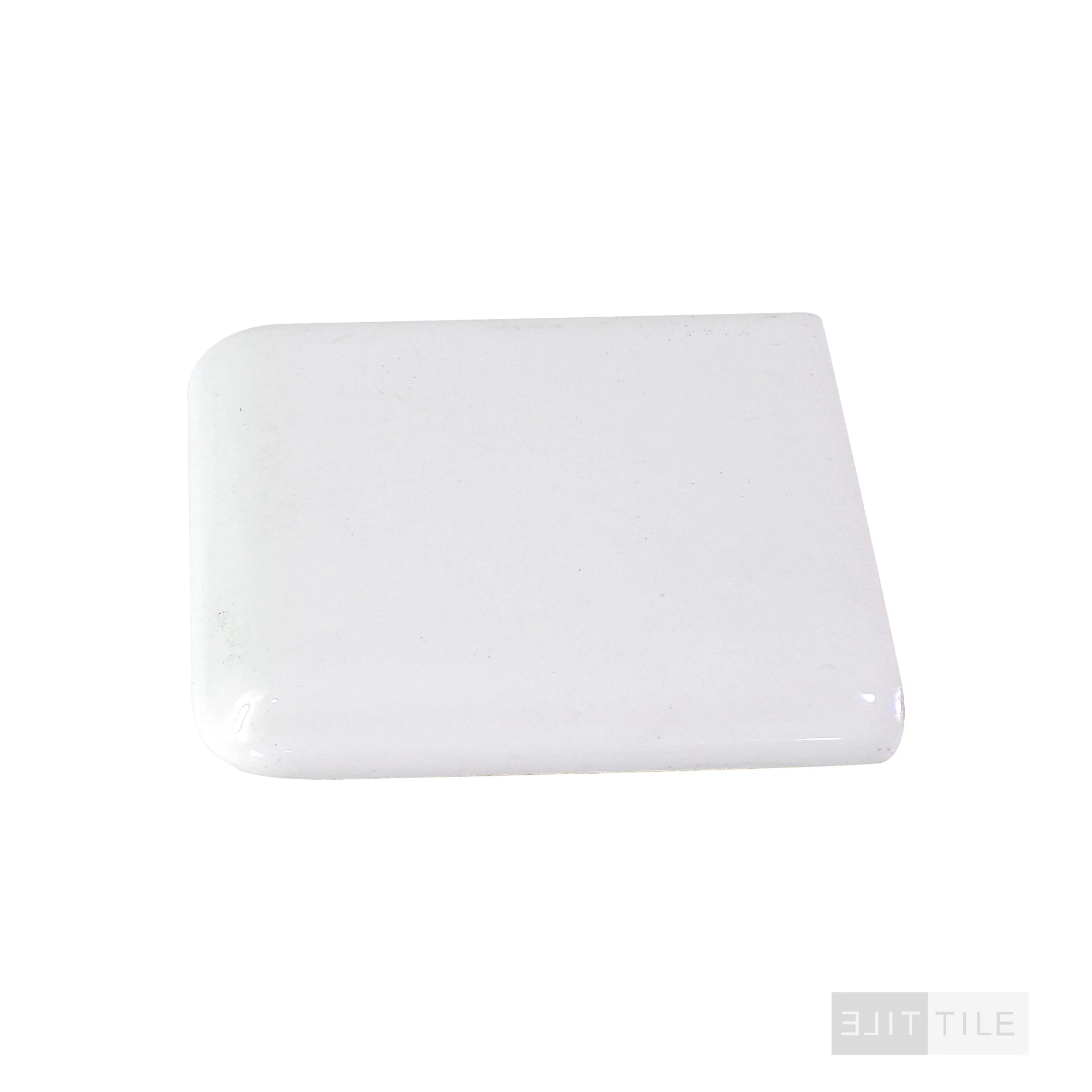 Color Wheel Classic Ceramic Bullnose Corner 2X2 0190 Arctic White - Image 3