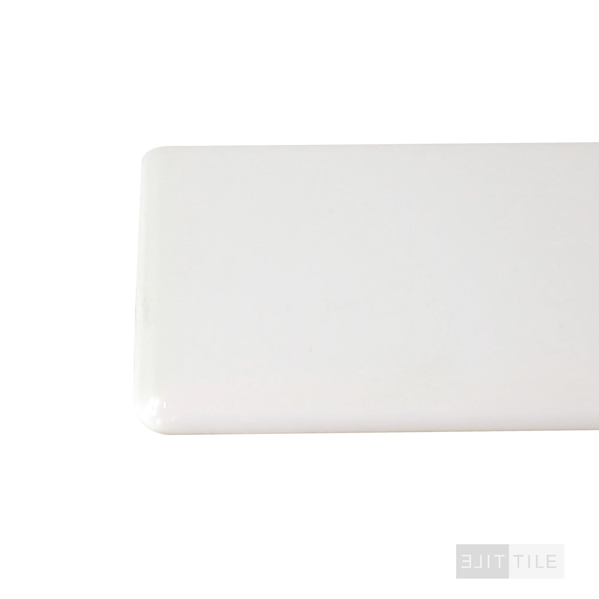Color Wheel Classic Ceramic Bullnose Left Corner 3X6 0190 Arctic White - Image 3