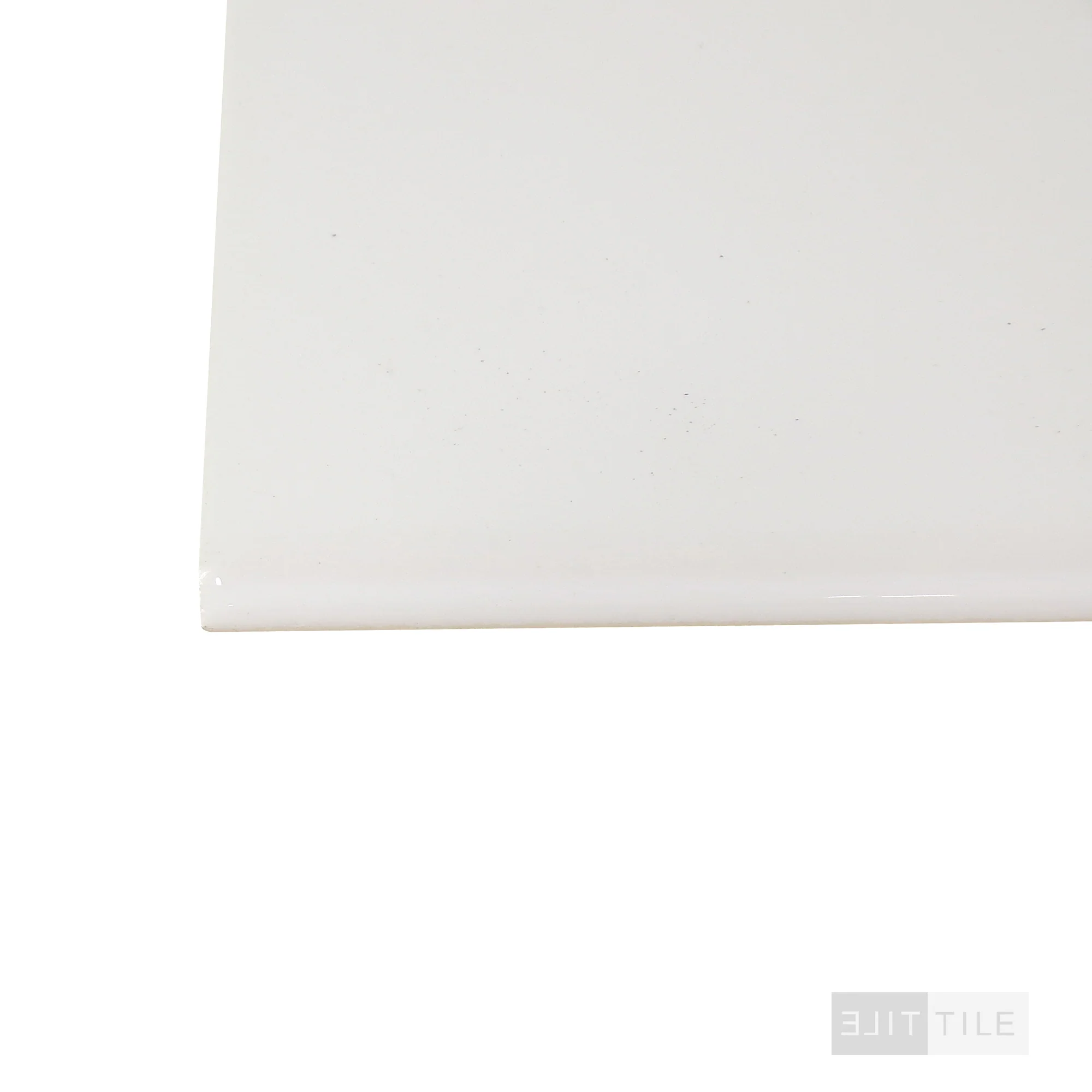 Color Wheel Classic Ceramic Bullnose 6X6 0190 Arctic White - Image 3