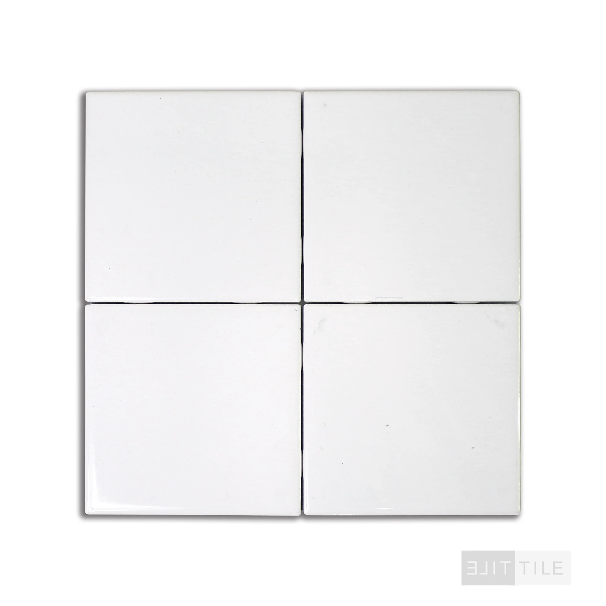 Color Wheel Classic Ceramic Tile 4-1/4X4-1/4 0190 Arctic White Glossy