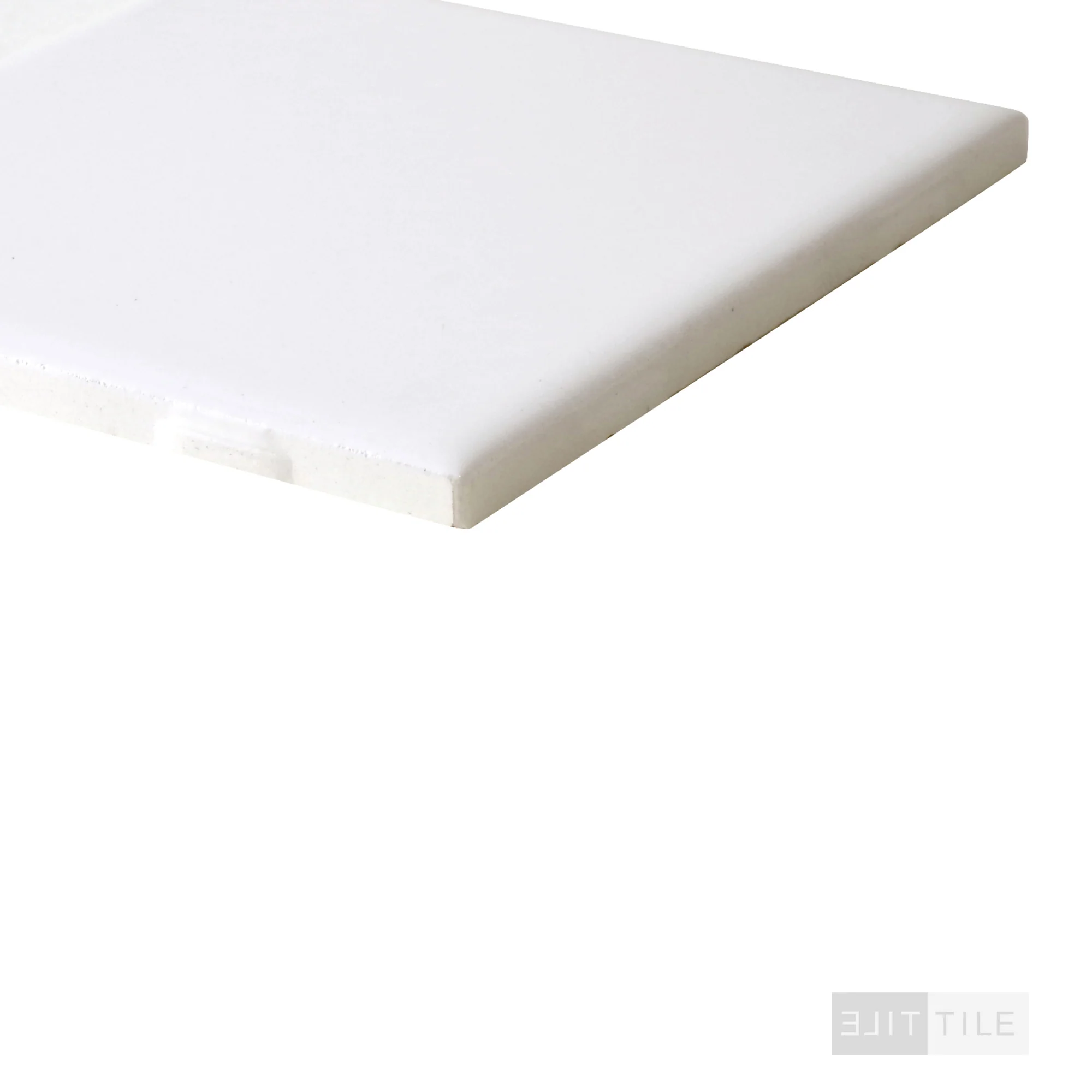 Color Wheel Classic Ceramic Tile 4-1/4X4-1/4 0190 Arctic White Glossy - Image 2