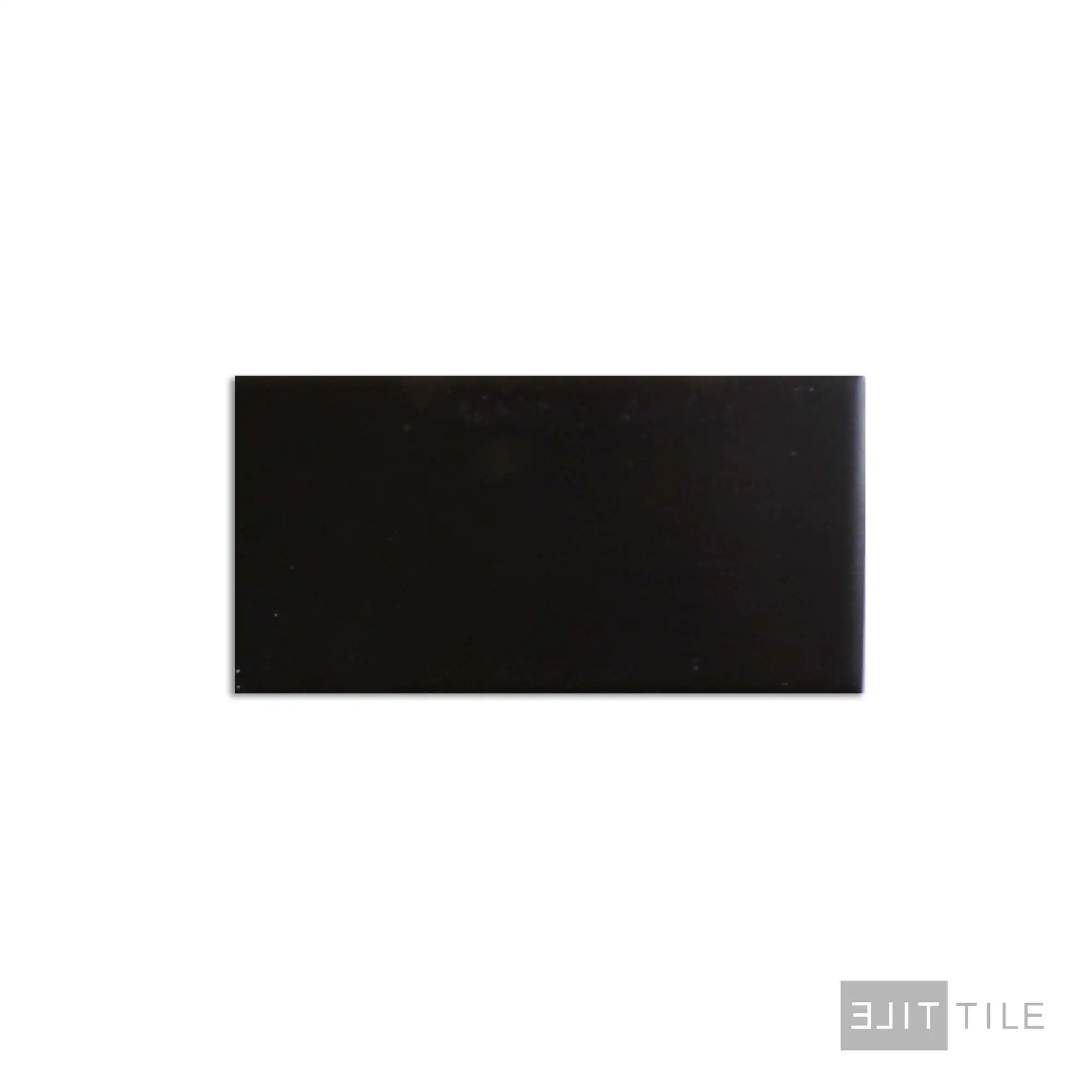 Color Wheel Ceramic Wall Tile 3X6 Black Matte