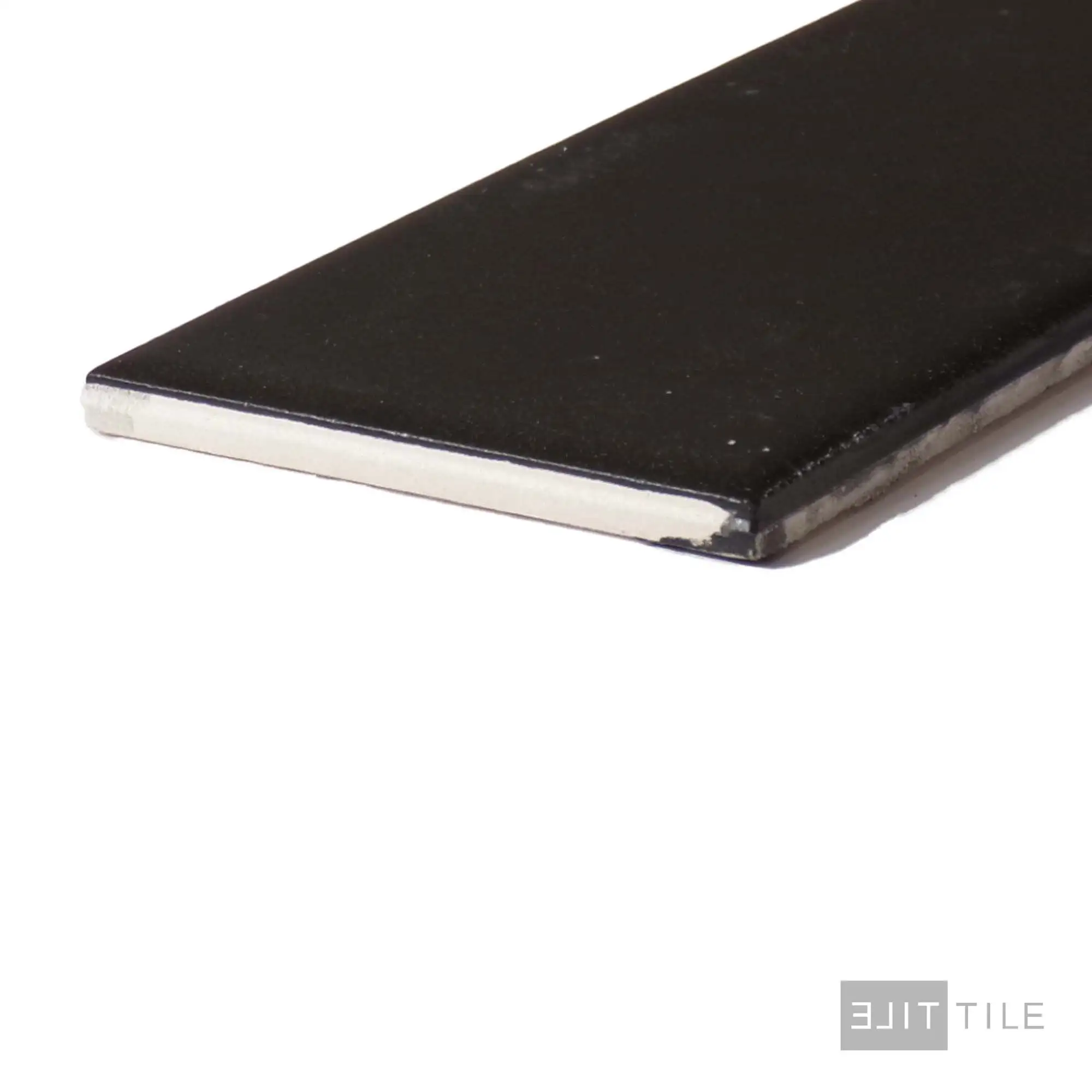 Color Wheel Ceramic Wall Tile 3X6 Black Matte - Image 2
