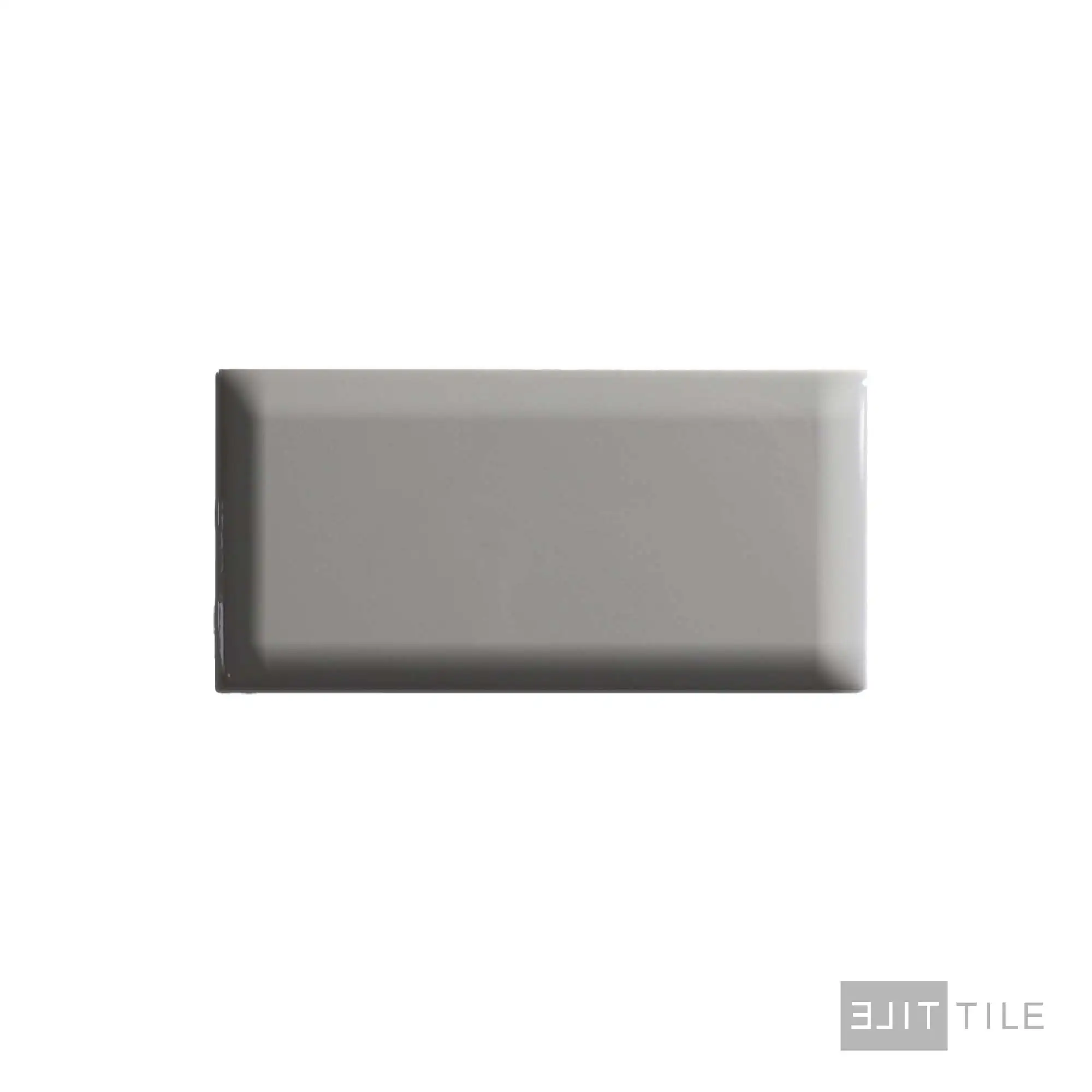 Color Wheel Beveled Wall Tile 3X6 Desert Gray Glossy