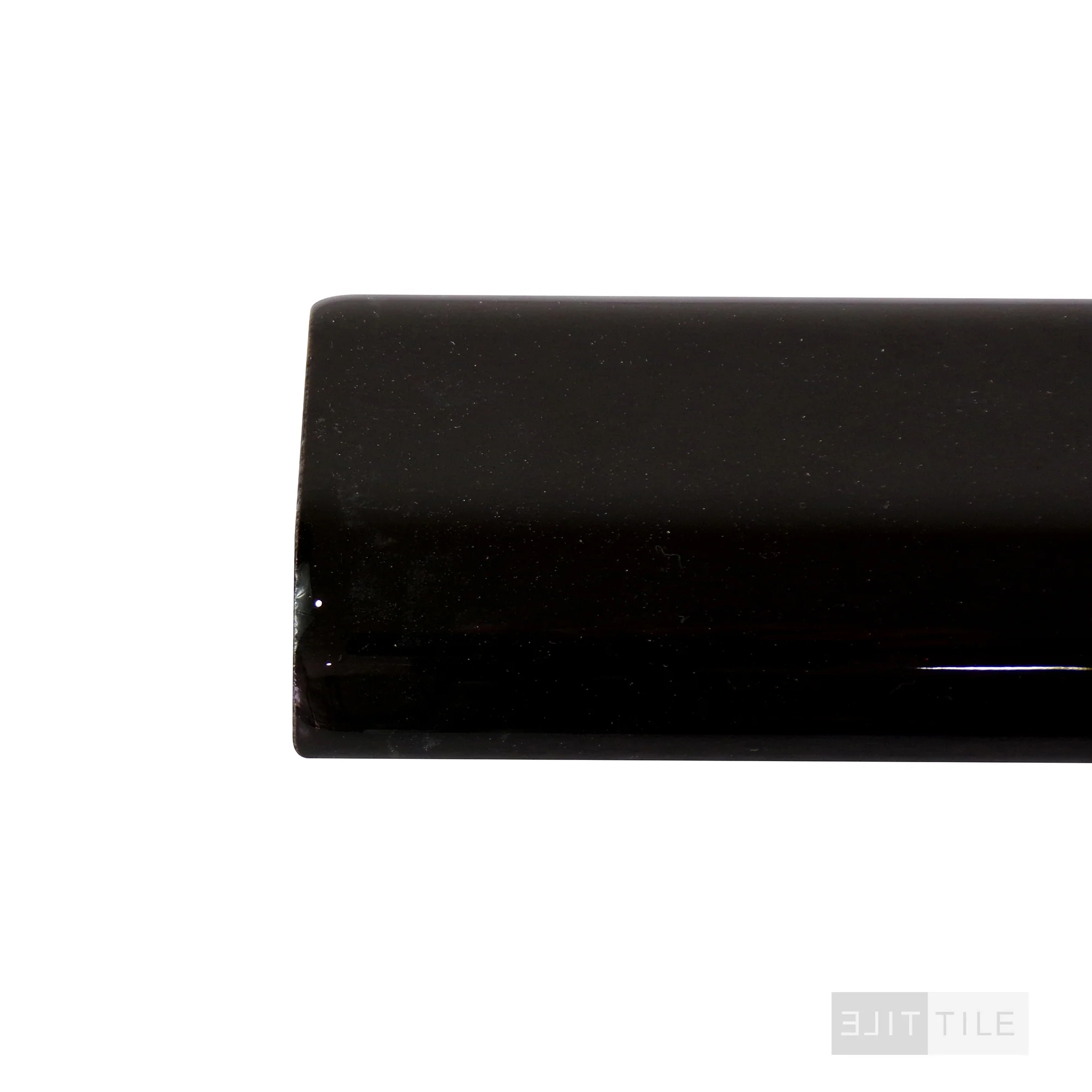 Color Wheel Classic Ceramic Shower Curb 2X6 K111 Black - Image 3