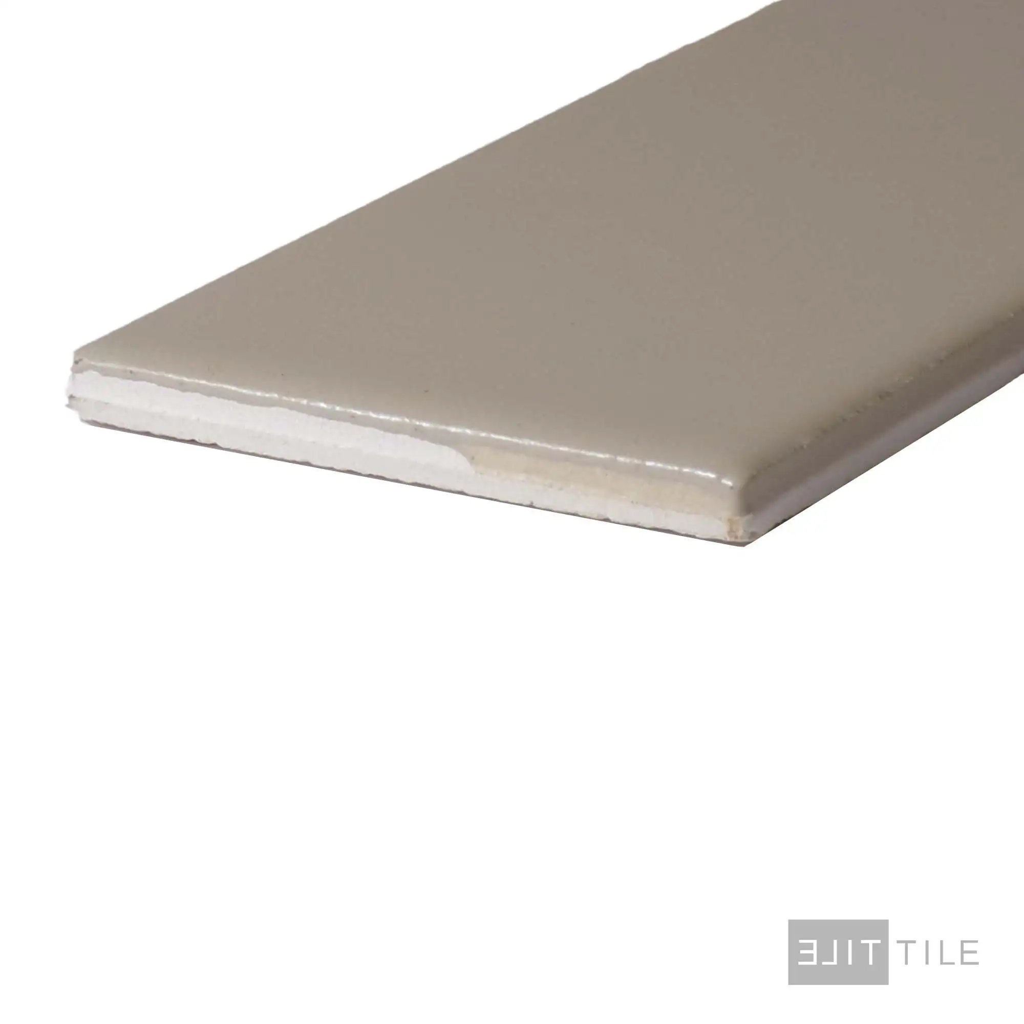 Color Wheel Ceramic Wall Tile 3X6 Urban Putty Glossy - Image 2