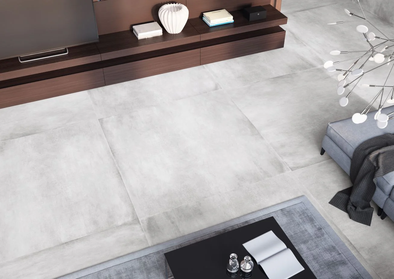 Concrete Porcelain Tile 48X48 Grey Matte - Image 4