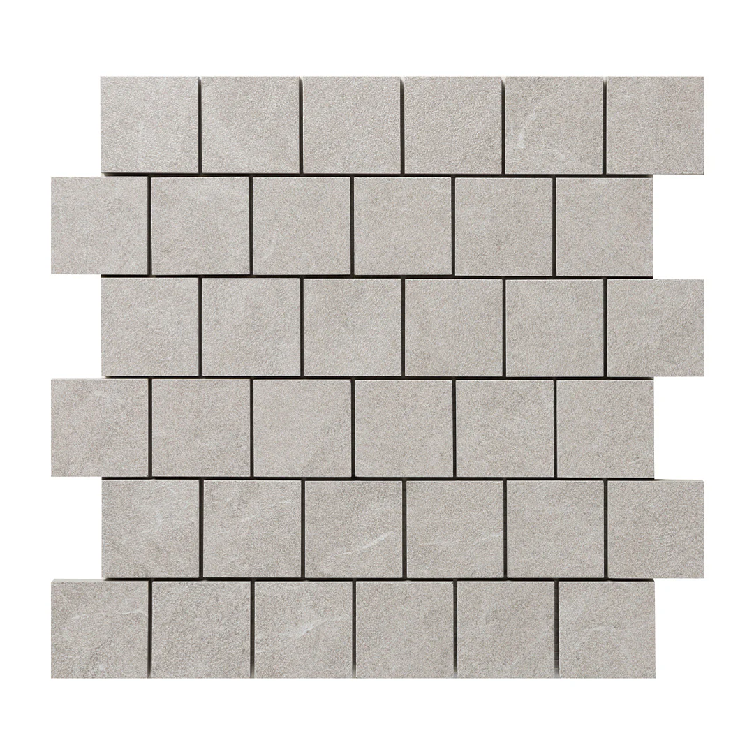 Continuum Square Mosaic 12X12 Grey Natural - Image 2