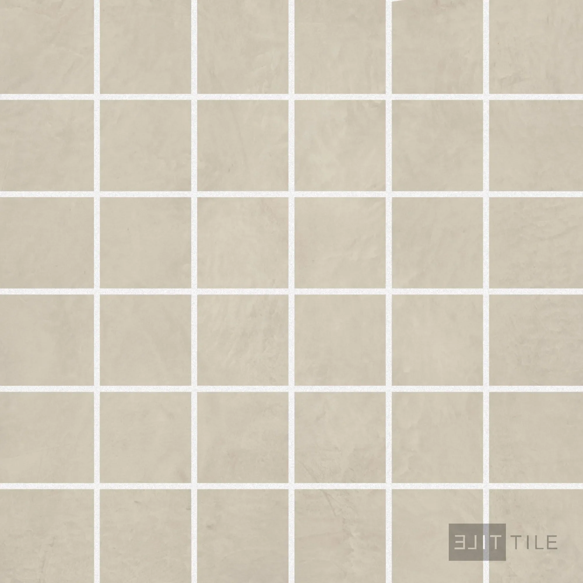 Creos 2X2 Square Porcelain Mosaic 12X12 Cookie Matte