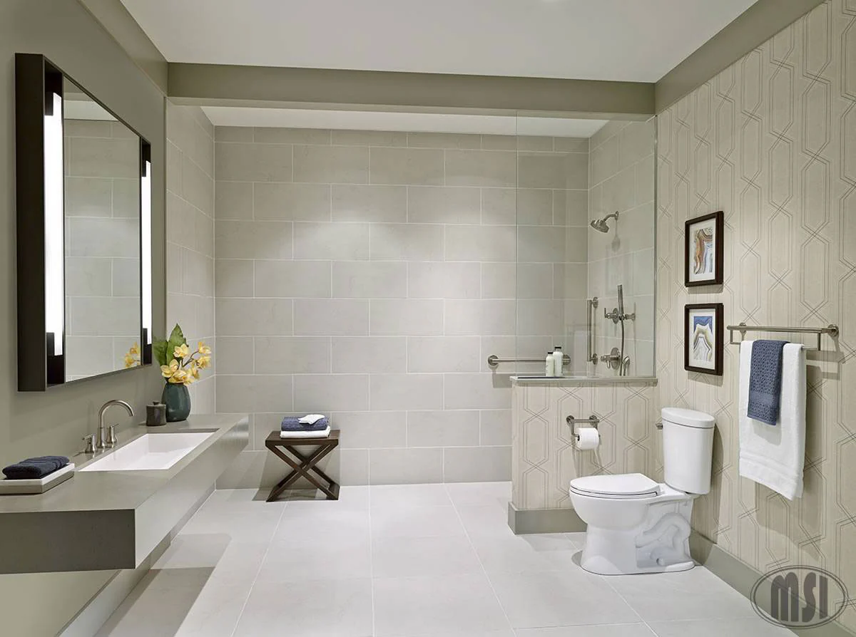 Dimensions Porcelain Field Tile 24X24 Glacier Matte - Image 2