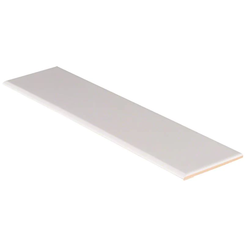 Domino Bullnose 4X16 White Glossy