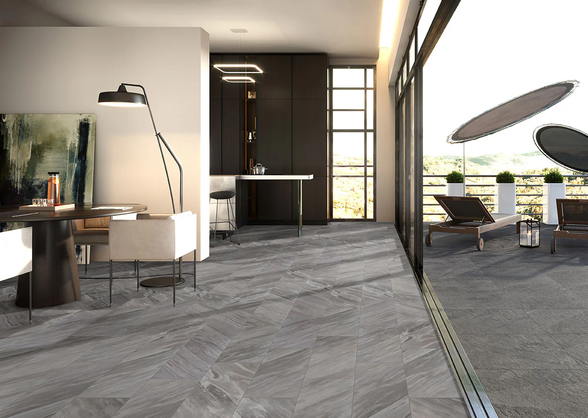 Eden Porcelain Bullnose 4X24 Bardiglio Matte - Image 2