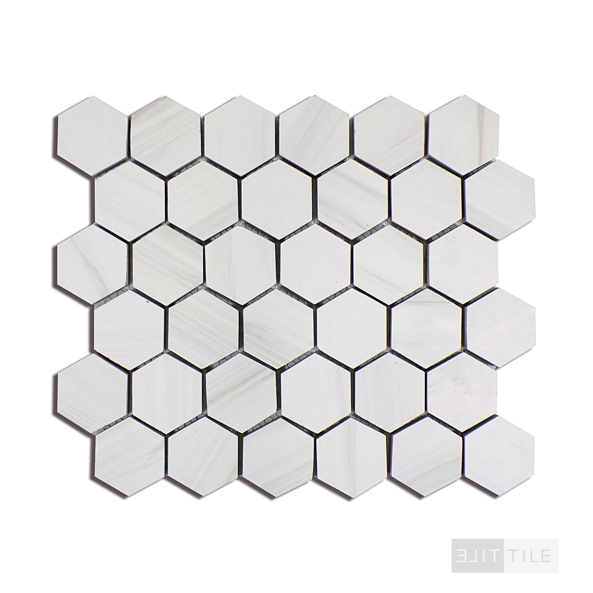 Eden 2X2 Hexagon Porcelain Mosaic 12X12 Dolomite Matte - Image 3