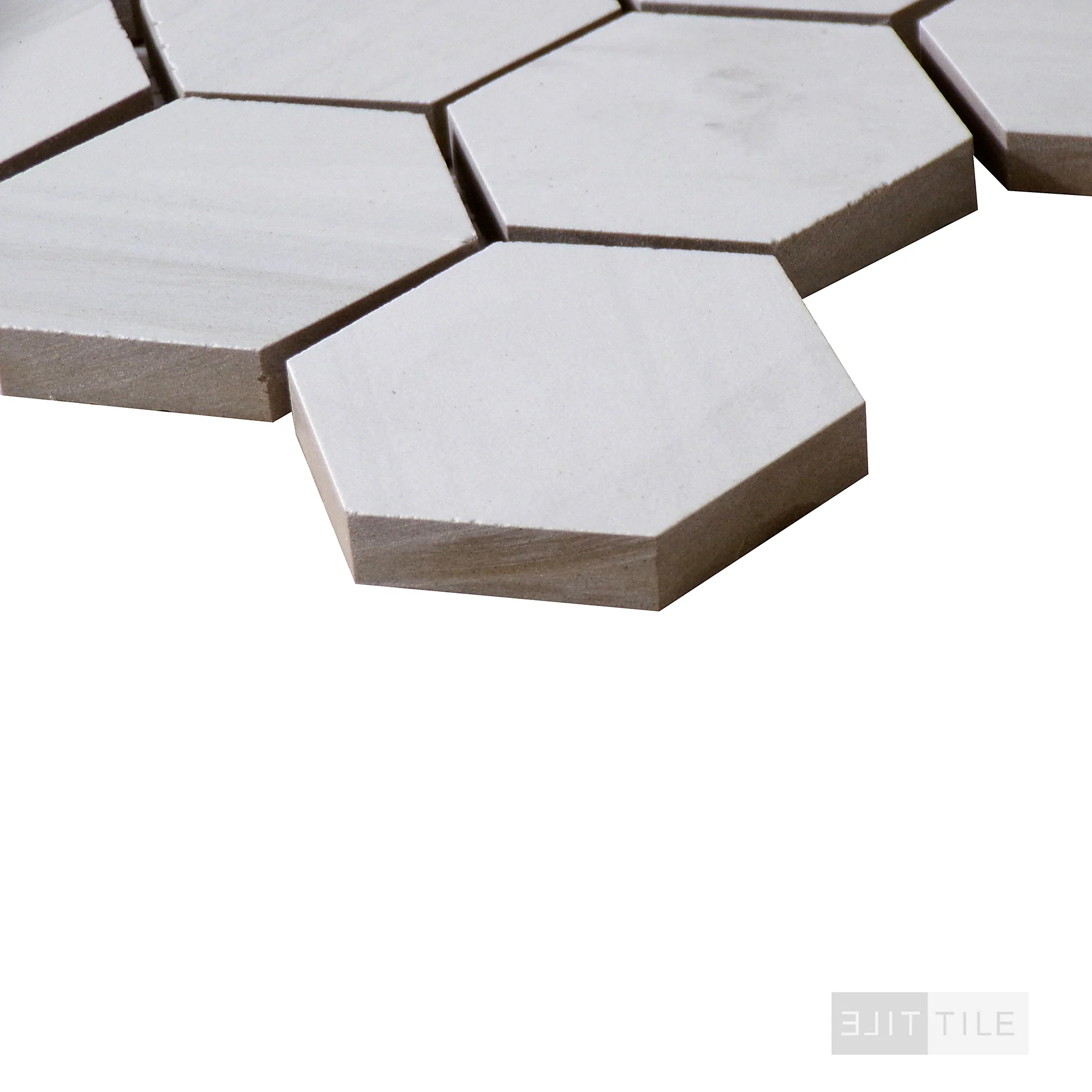 Eden 2X2 Hexagon Porcelain Mosaic 12X12 Dolomite Matte - Image 4