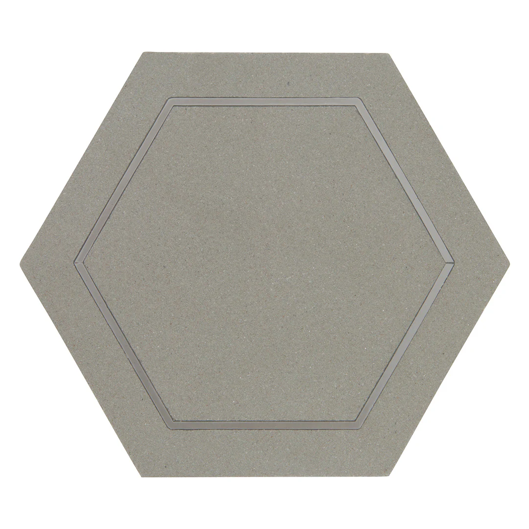 Ellington Savoy Deco 5-1/4X4-1/2 Cinder/Steel Honed - Image 2