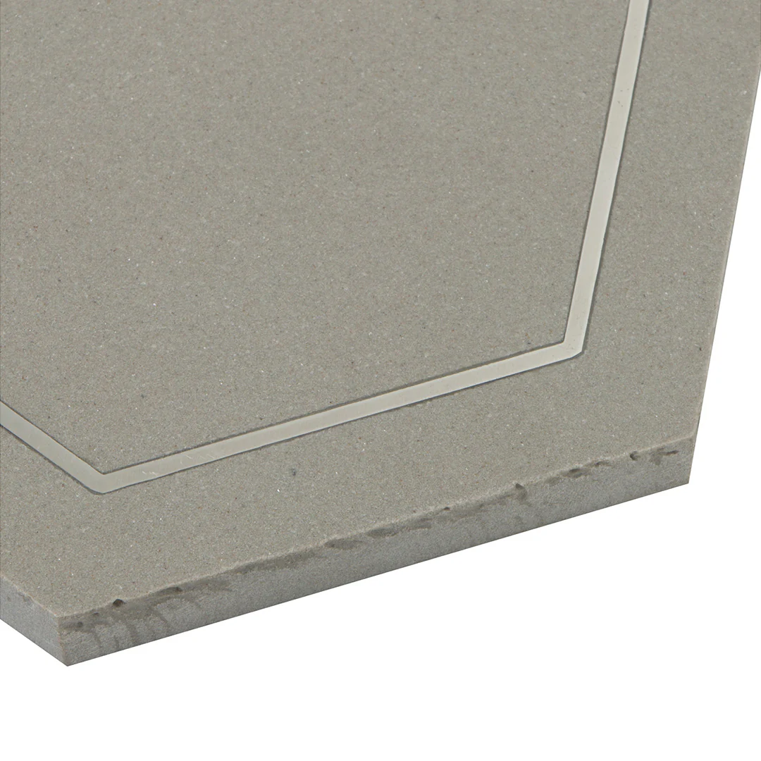 Ellington Savoy Deco 5-1/4X4-1/2 Cinder/Steel Honed - Image 3
