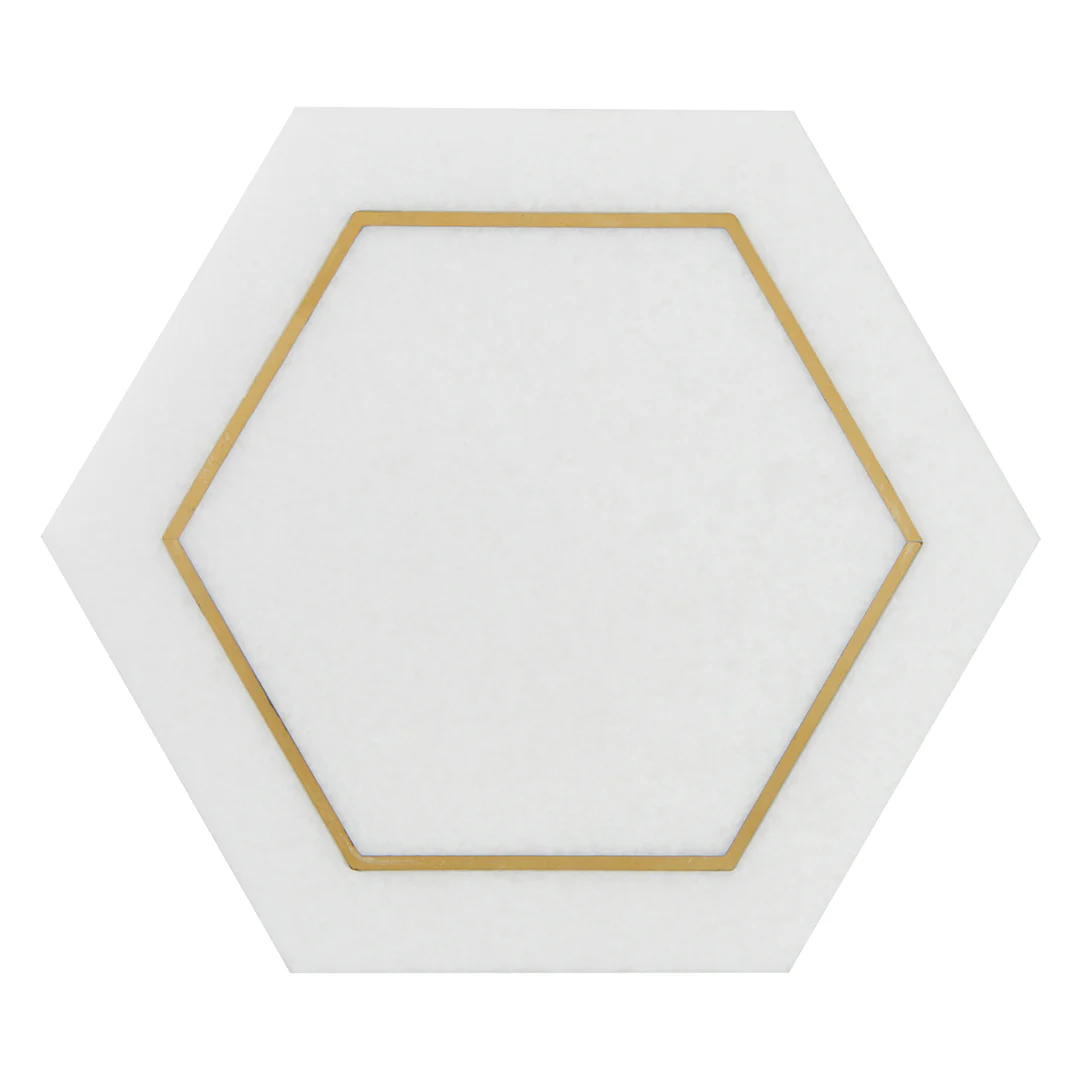 Ellington Savoy Deco 5-1/4X4-1/2 Cotton/Brass Honed - Image 2
