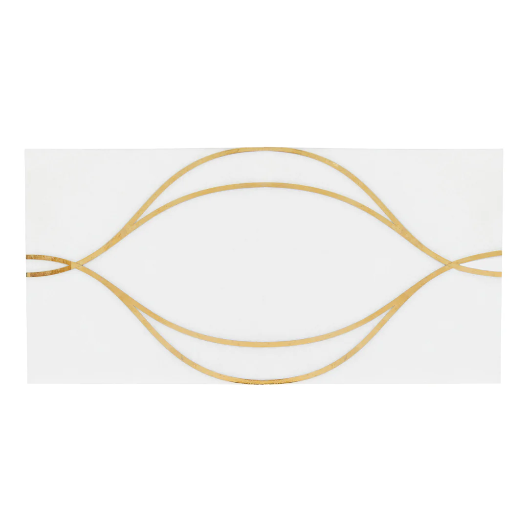 Ellington Swing Deco 6X12 Cotton/Brass Polished - Image 2