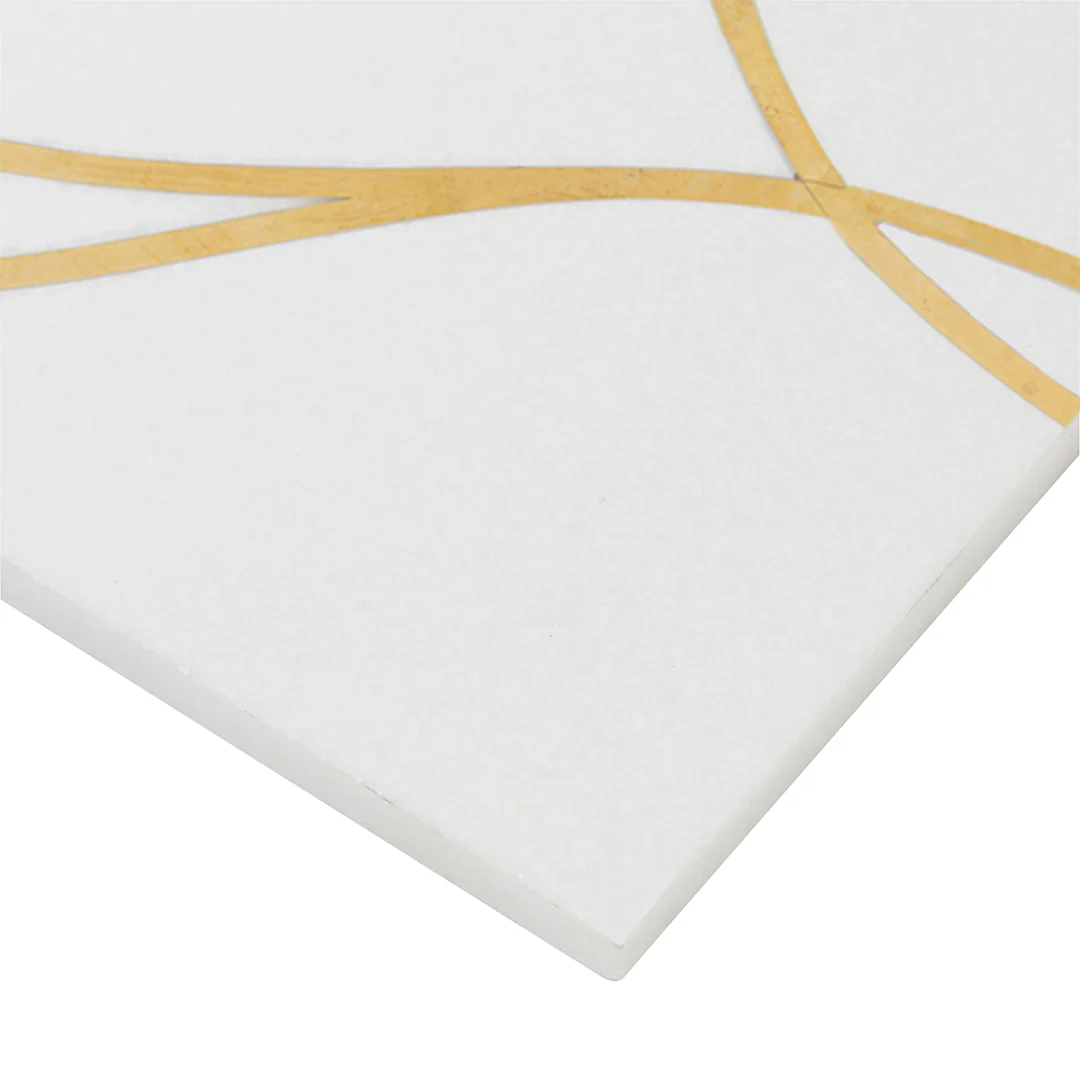 Ellington Swing Deco 6X12 Cotton/Brass Polished - Image 3