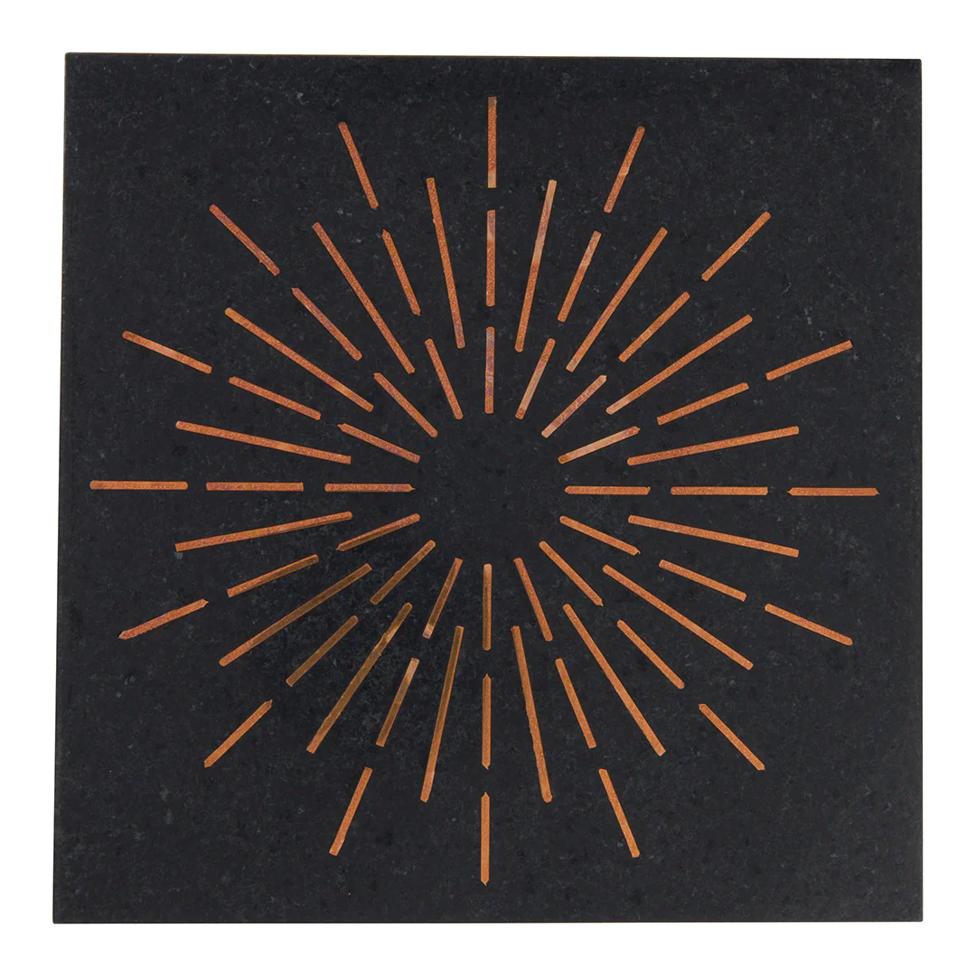 Ellington Pierre Deco 6X6 Ebony/Copper Honed - Image 2