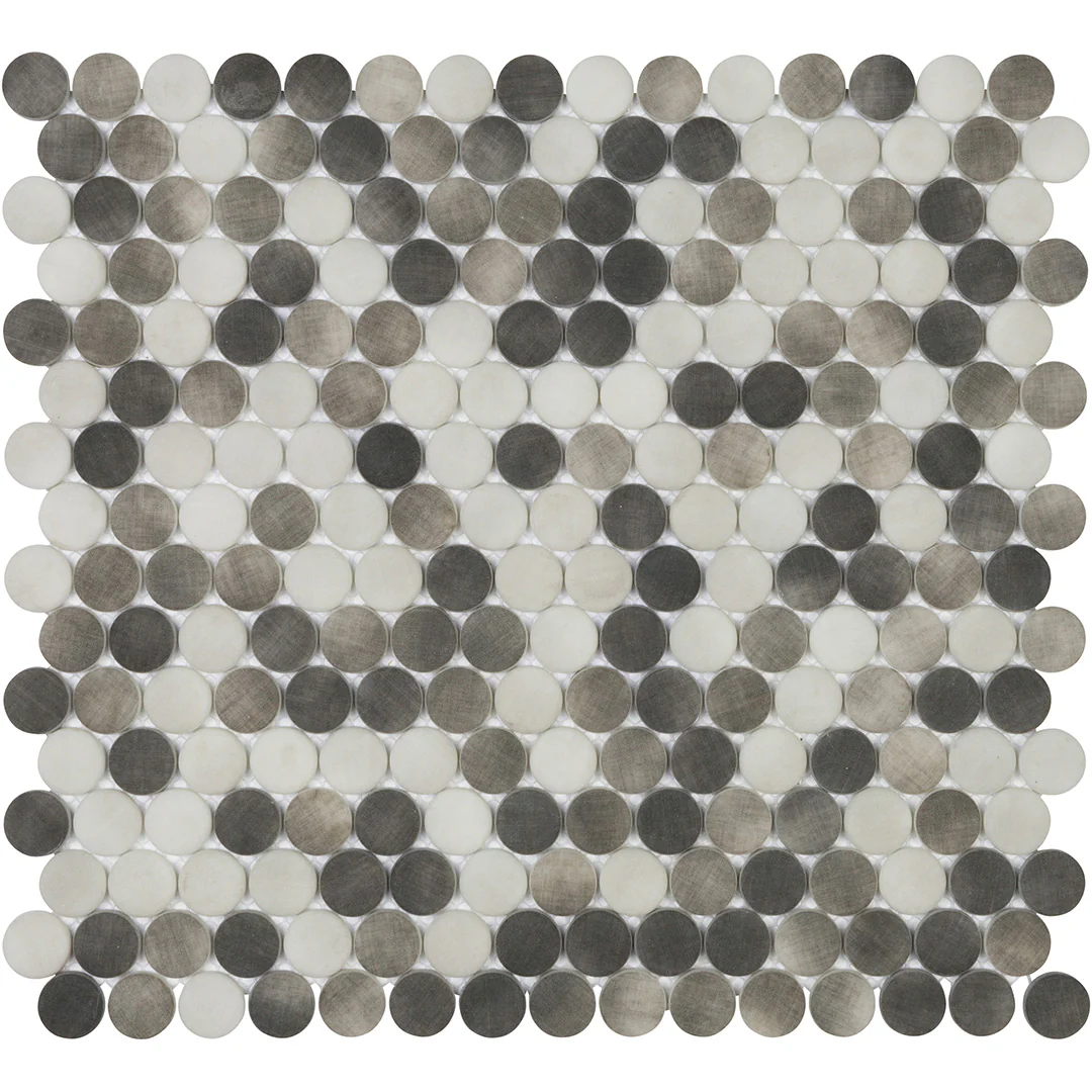 Emersyn Lane Circle Mosaic 12X12 Nitelite Linen Matte - Image 3