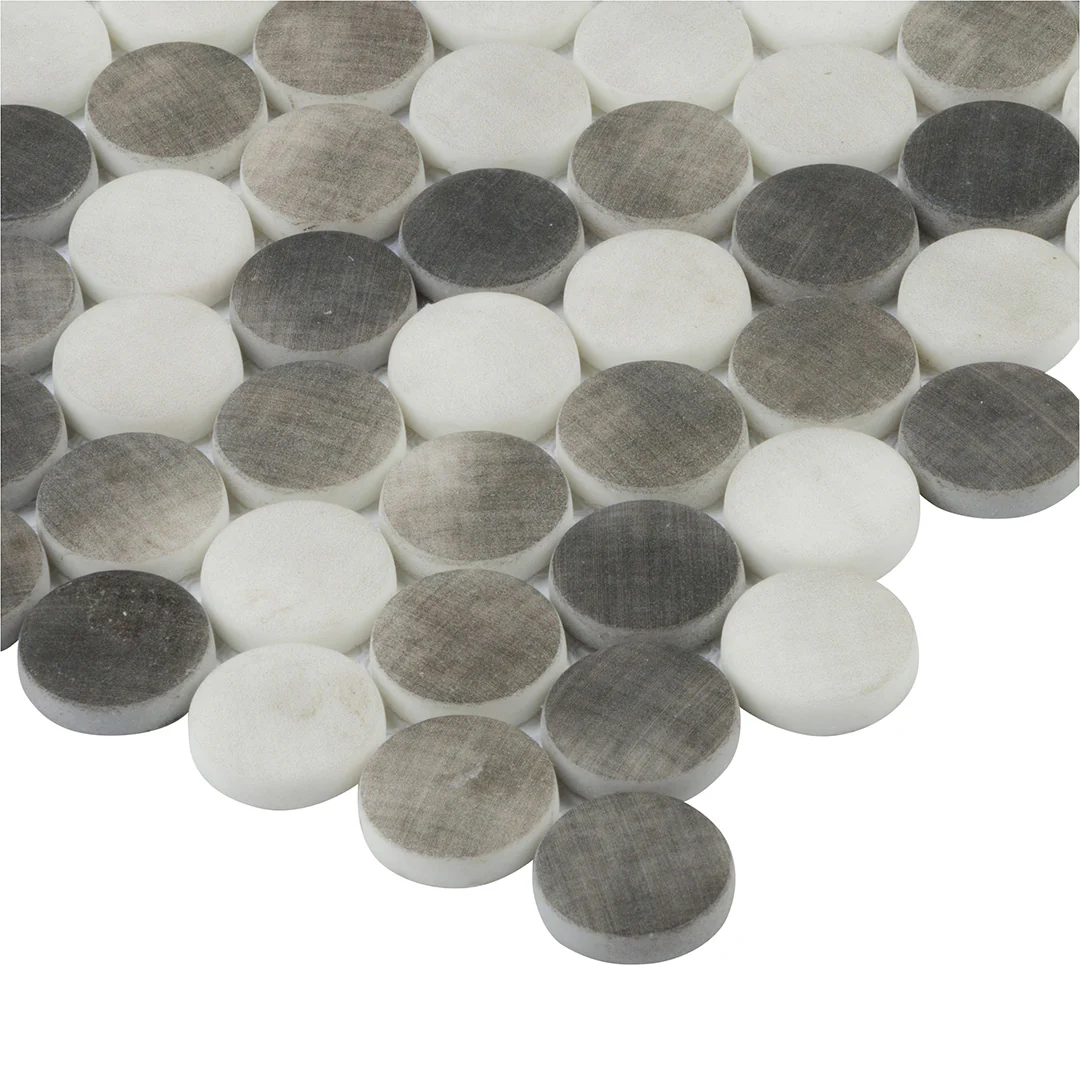 Emersyn Lane Circle Mosaic 12X12 Nitelite Linen Matte - Image 4
