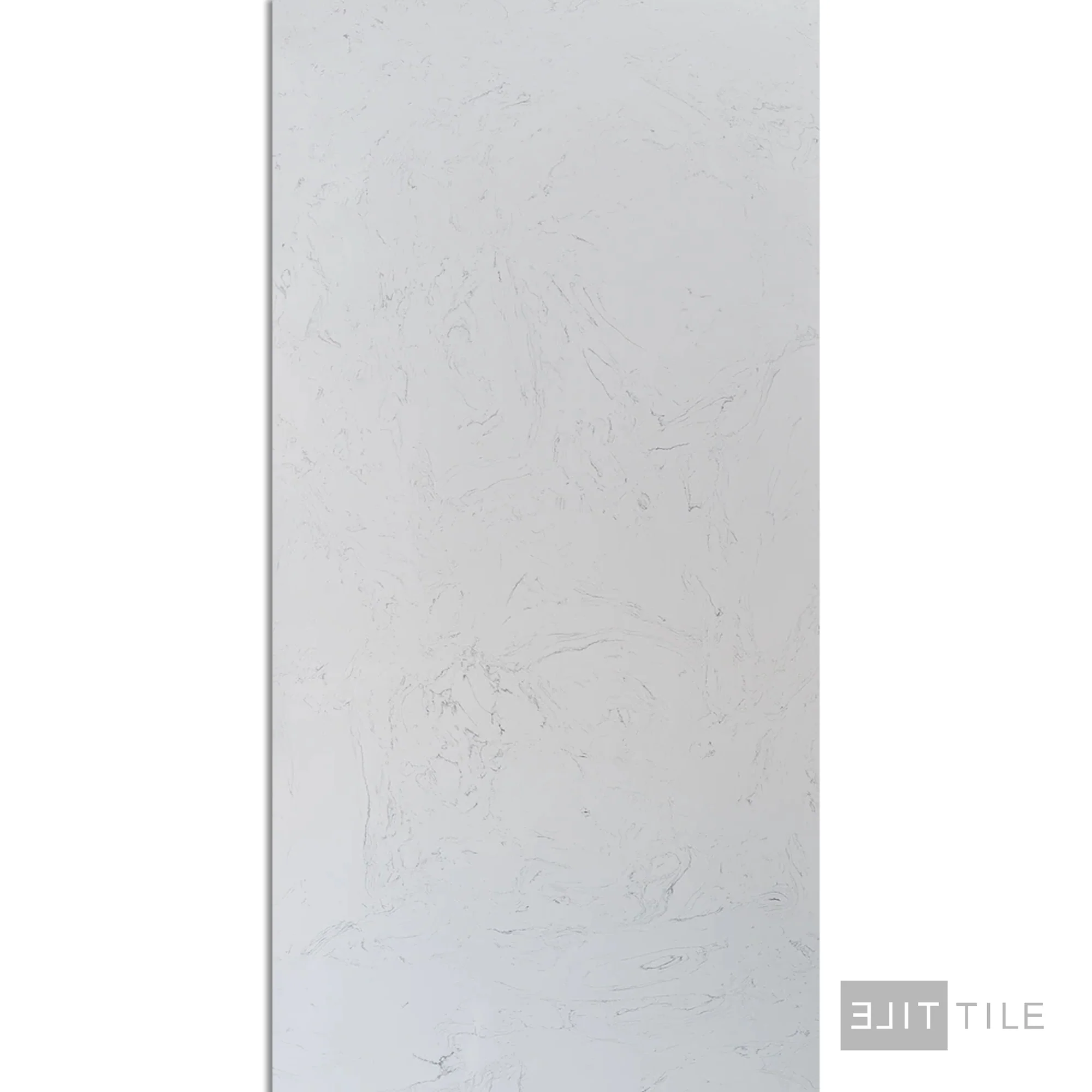 Enhanced Marble Prefab Countertop Left 26X110 White Carrara Polished