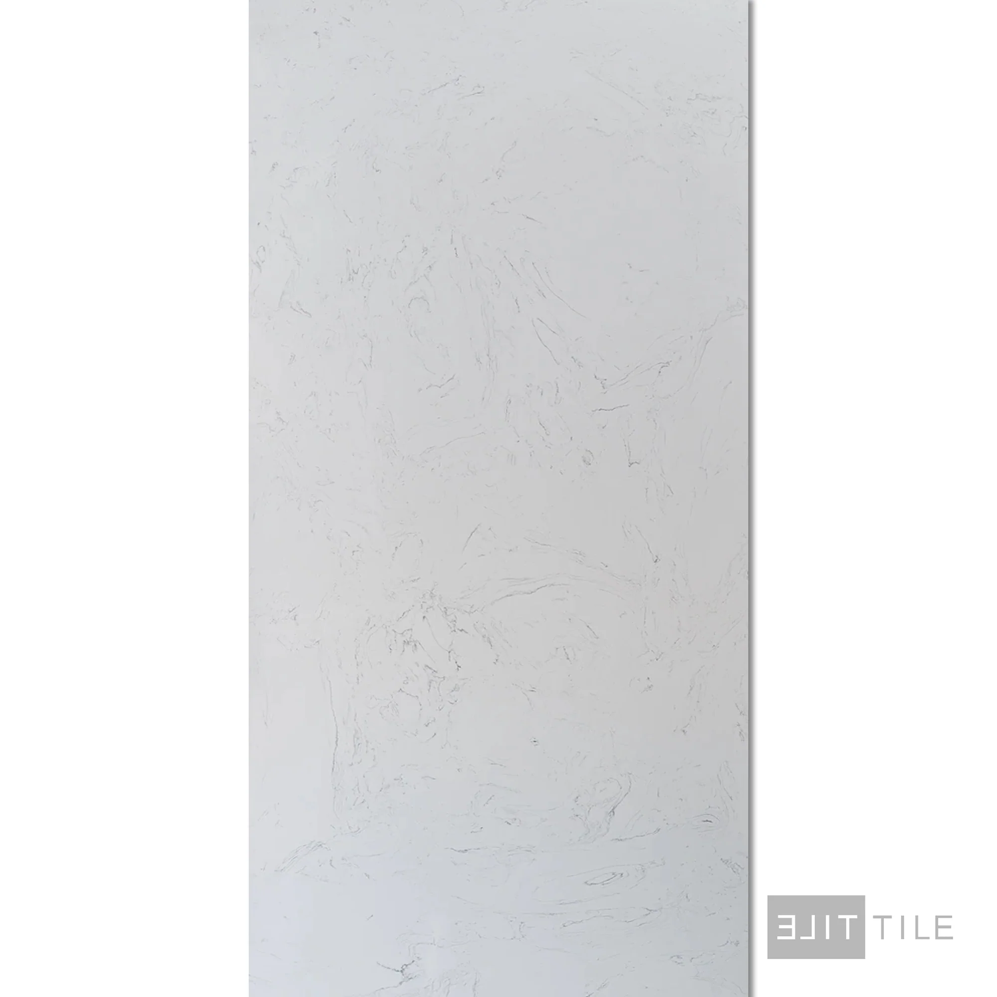 Enhanced Marble Prefab Countertop Right 26X110 White Carrara Polished