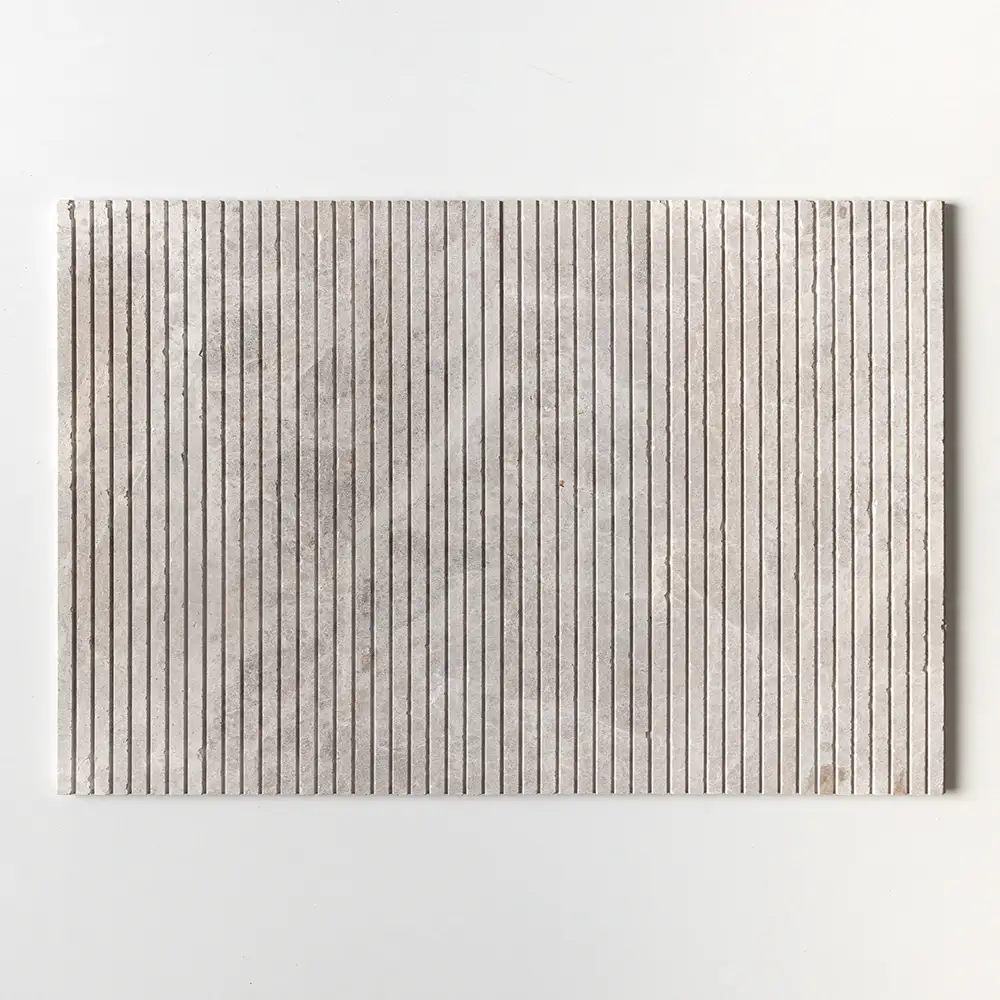 Ethan Wall Panel 6X24 Silver Shadow Leather