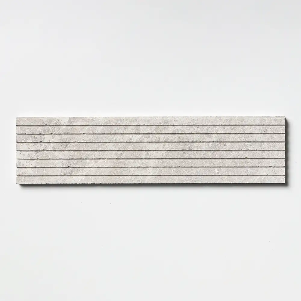 Ethan Wall Panel 6X24 Silver Shadow Leather - Image 3