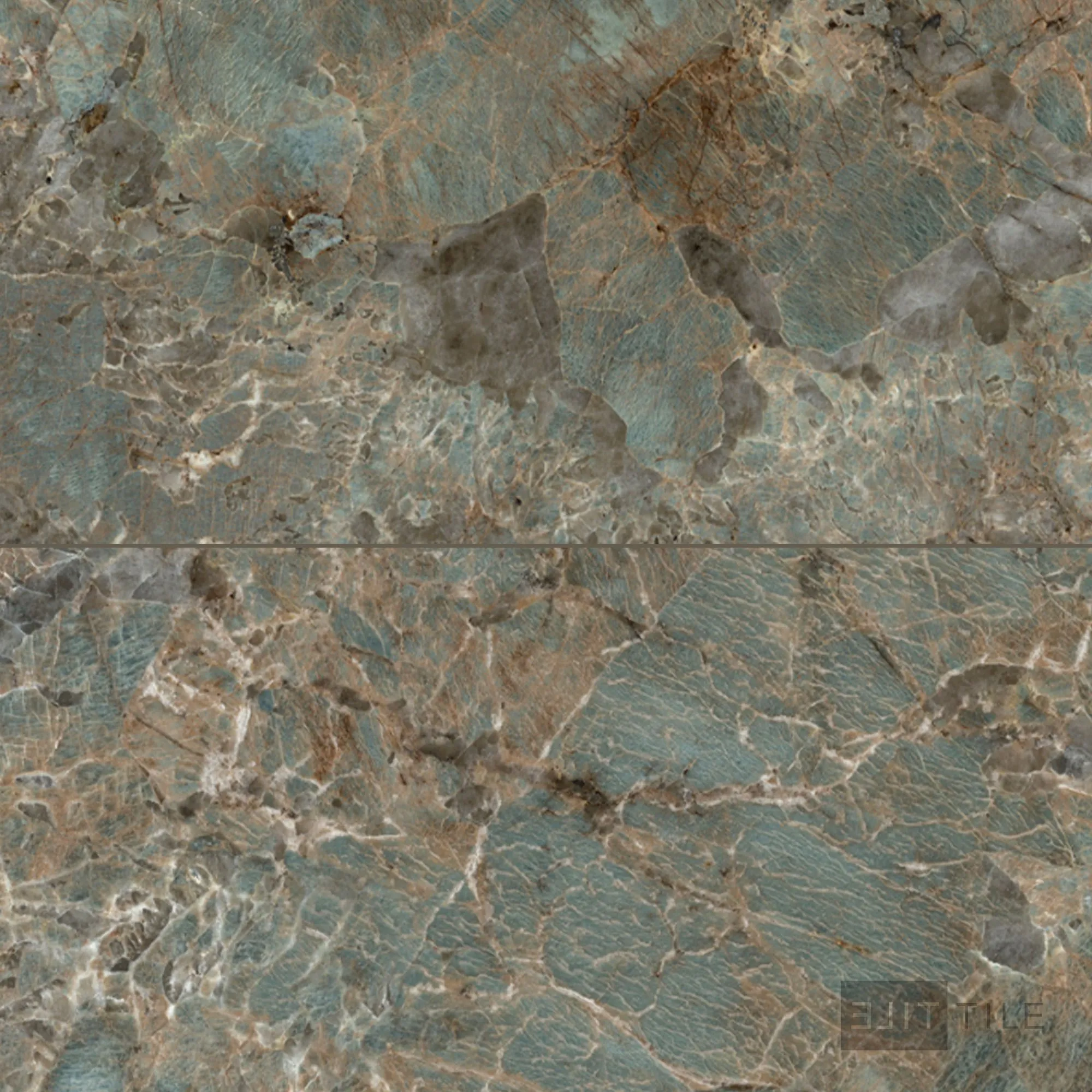 Exotic Stone Cosmopolitan Porcelain Large Format Field Tile 24X48 Amazzonite Polished