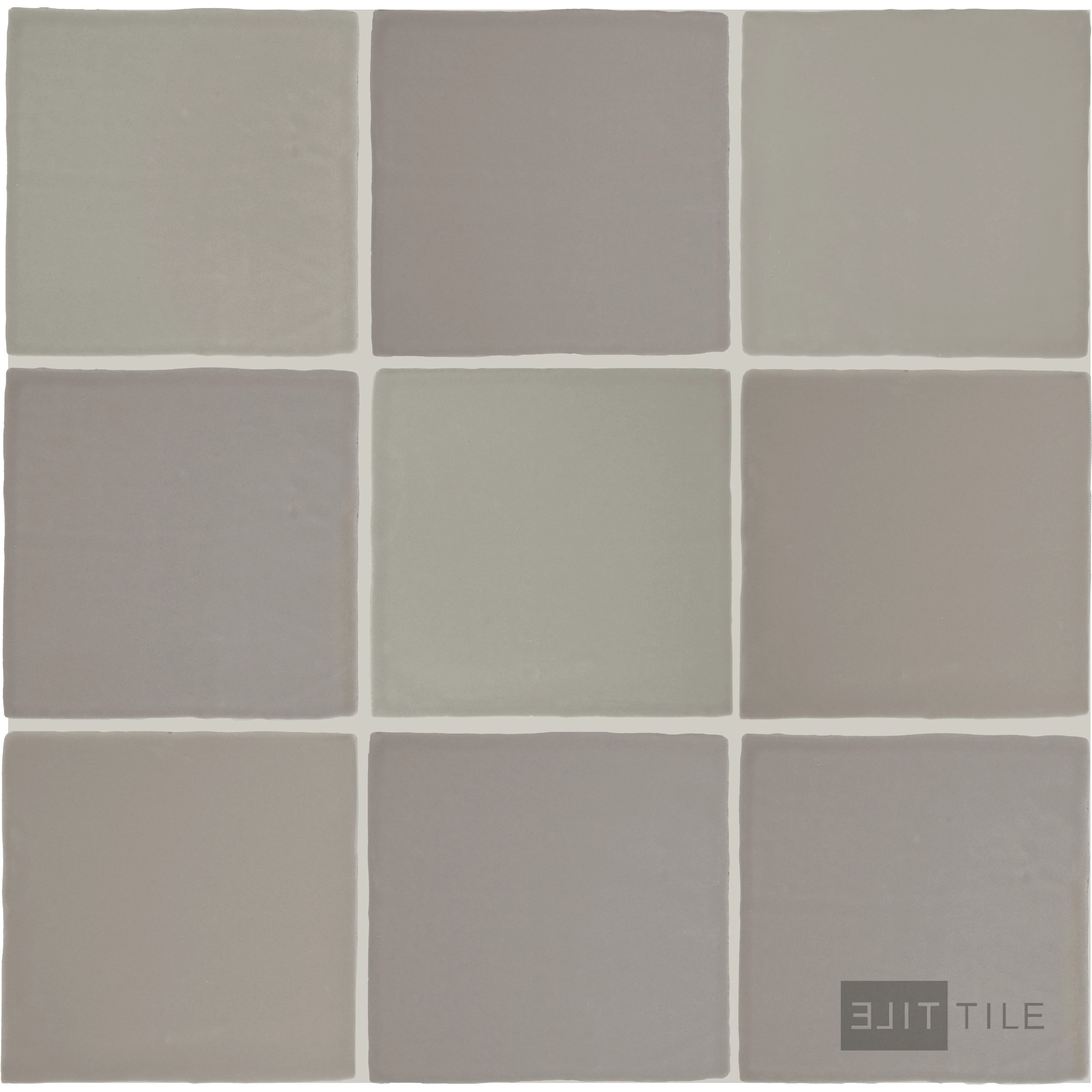 Farrier Ceramic Wall Tile 5X5 Dartmoor Grey Satin
