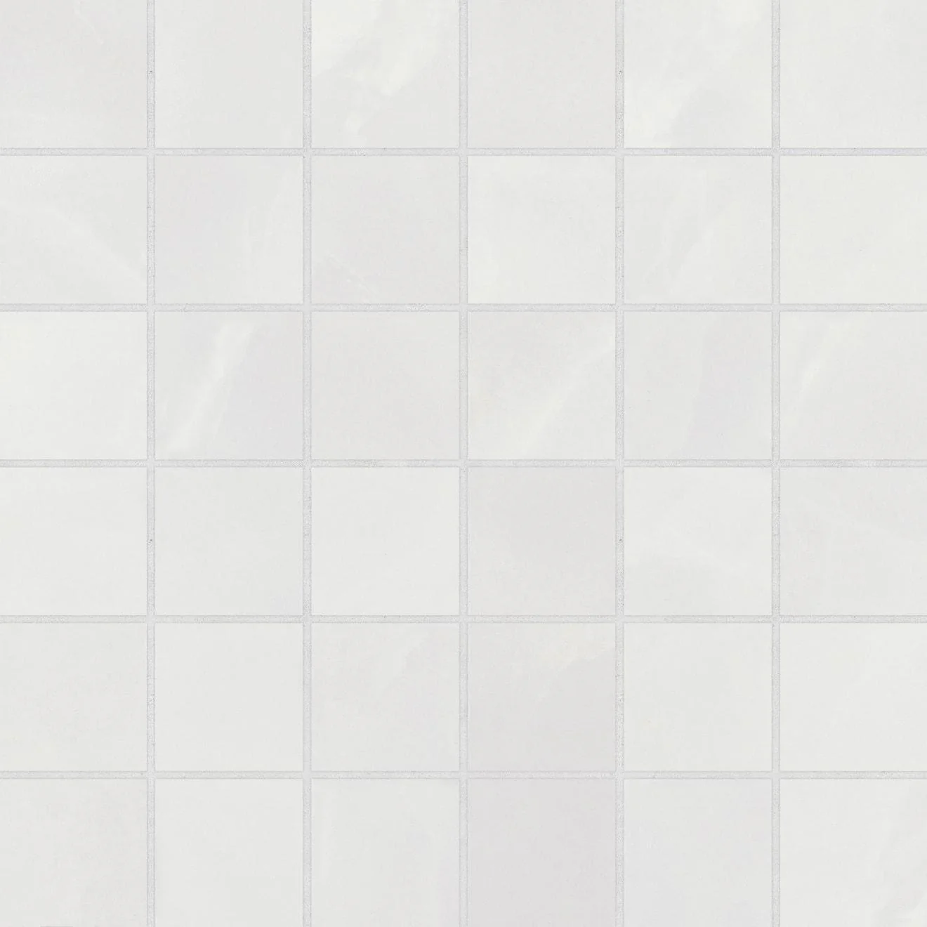 Gemma 2X2 Mosaic Honed 12X12 White Onyx