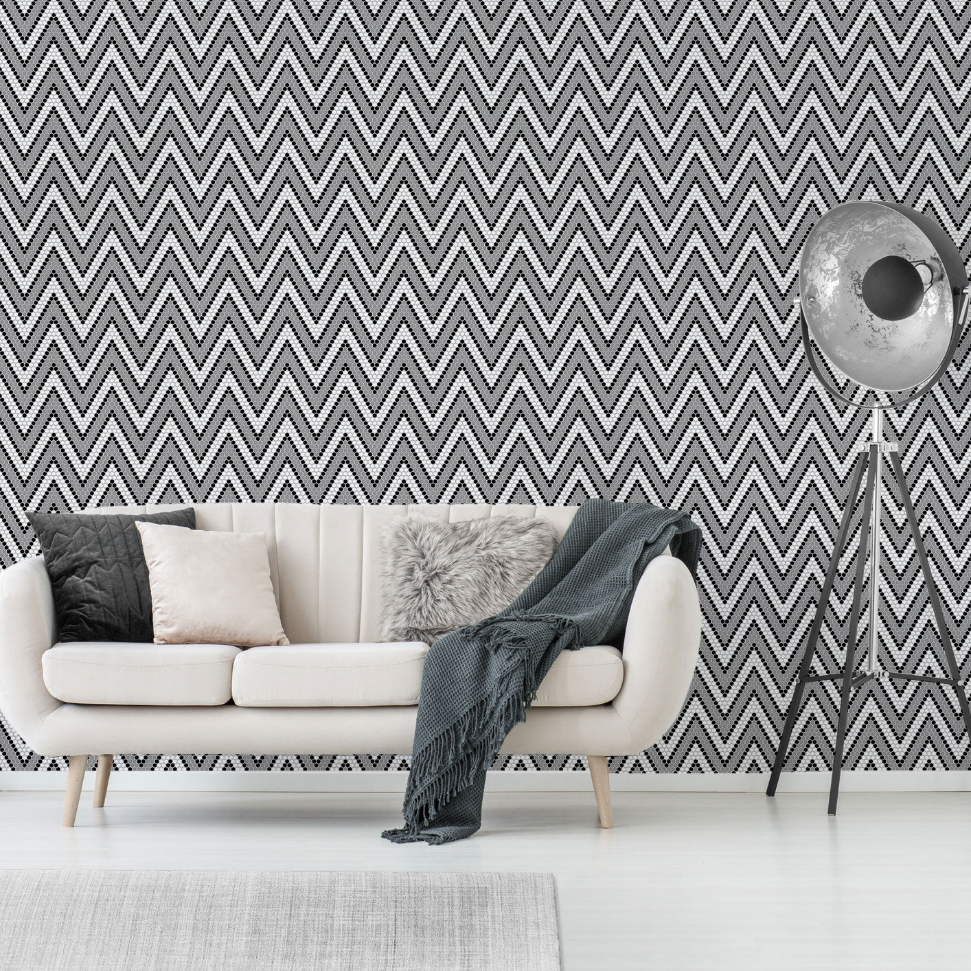 Geometro Amiens Classic 3/8" Hexagon Matte Recycled Glass Mosaic - Image 5