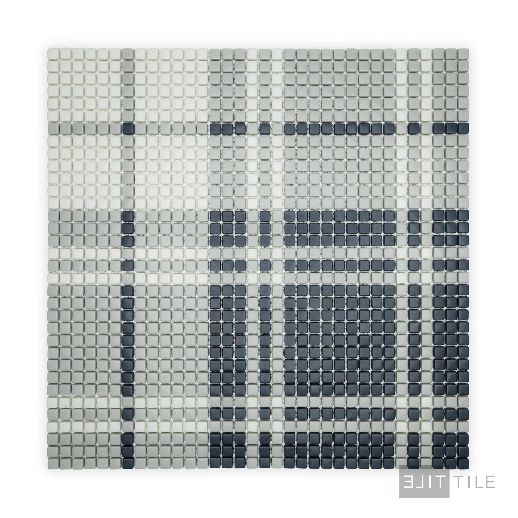 Geometro Highland Bristol Matte Recycled Glass Mosaic - Image 3