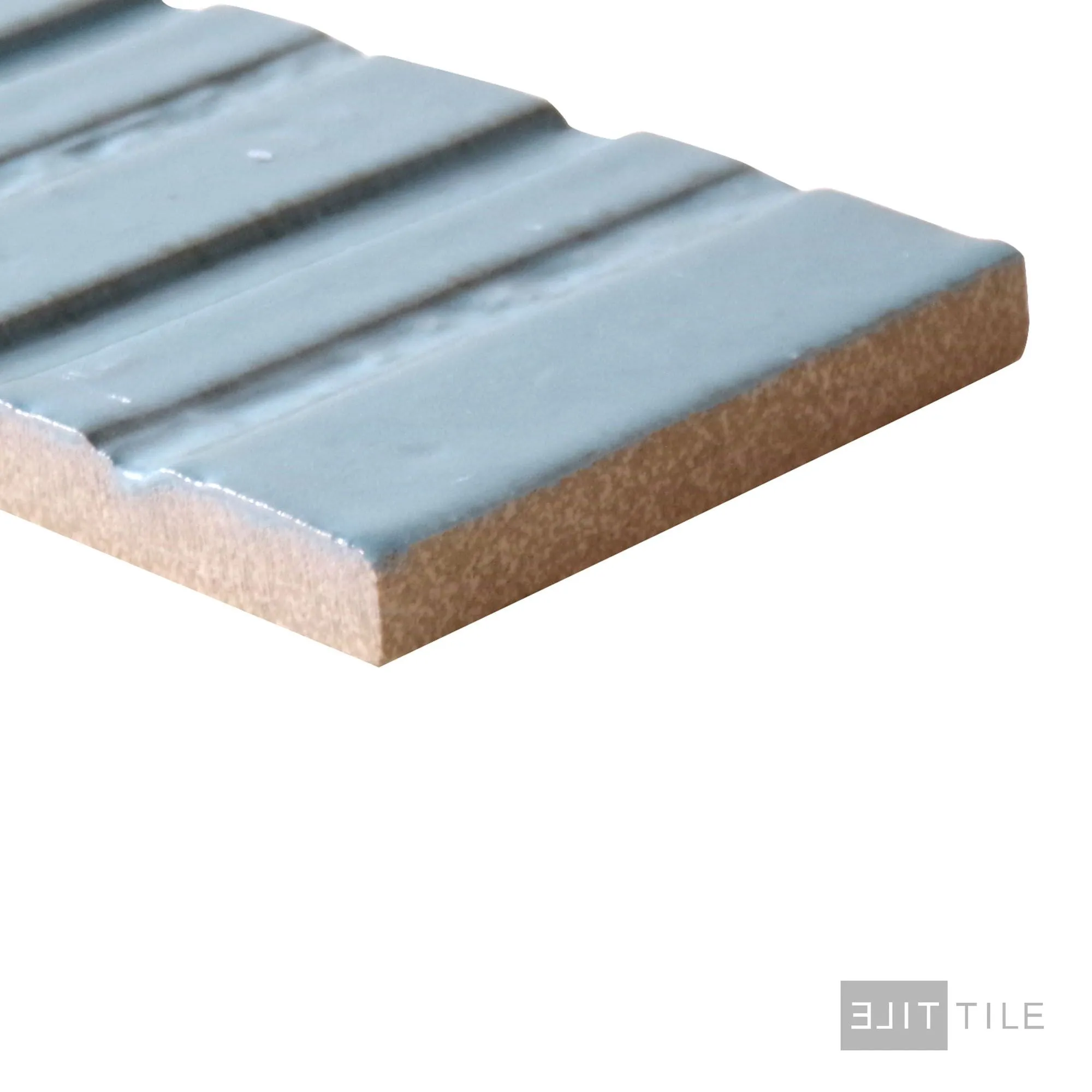 Glace Struttura Raye Deco 3X8 Turchese Glossy - Image 4