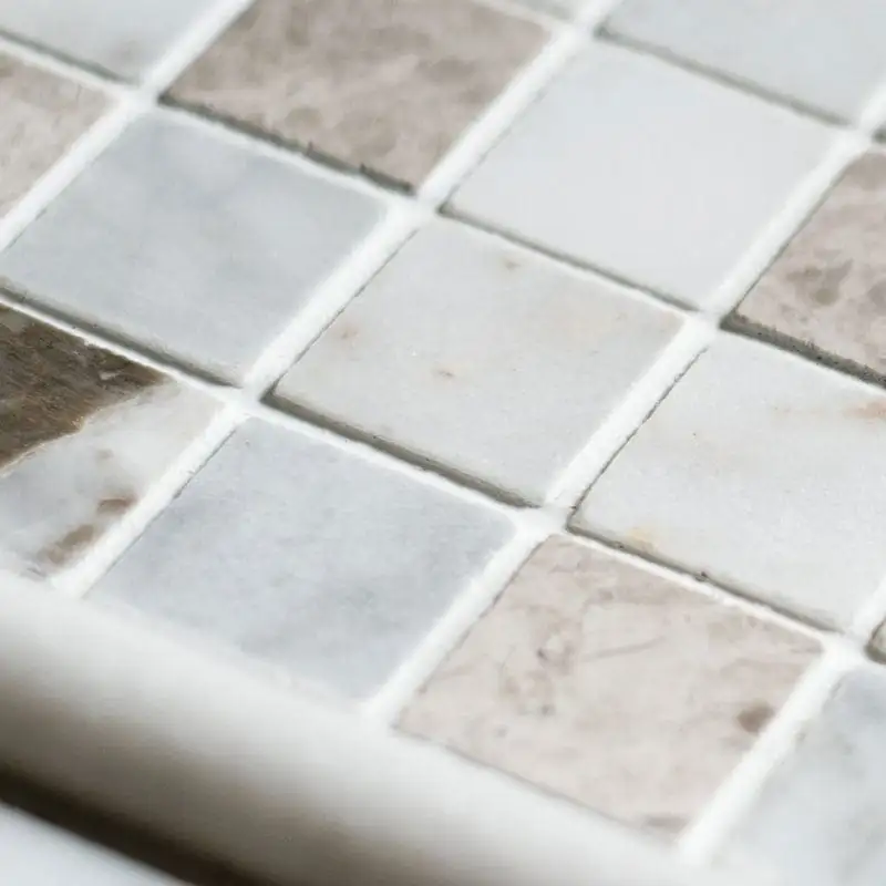 Glacier Marble 1X1 Square Mosaic 12X12 Massa Honed&Polished - Image 2