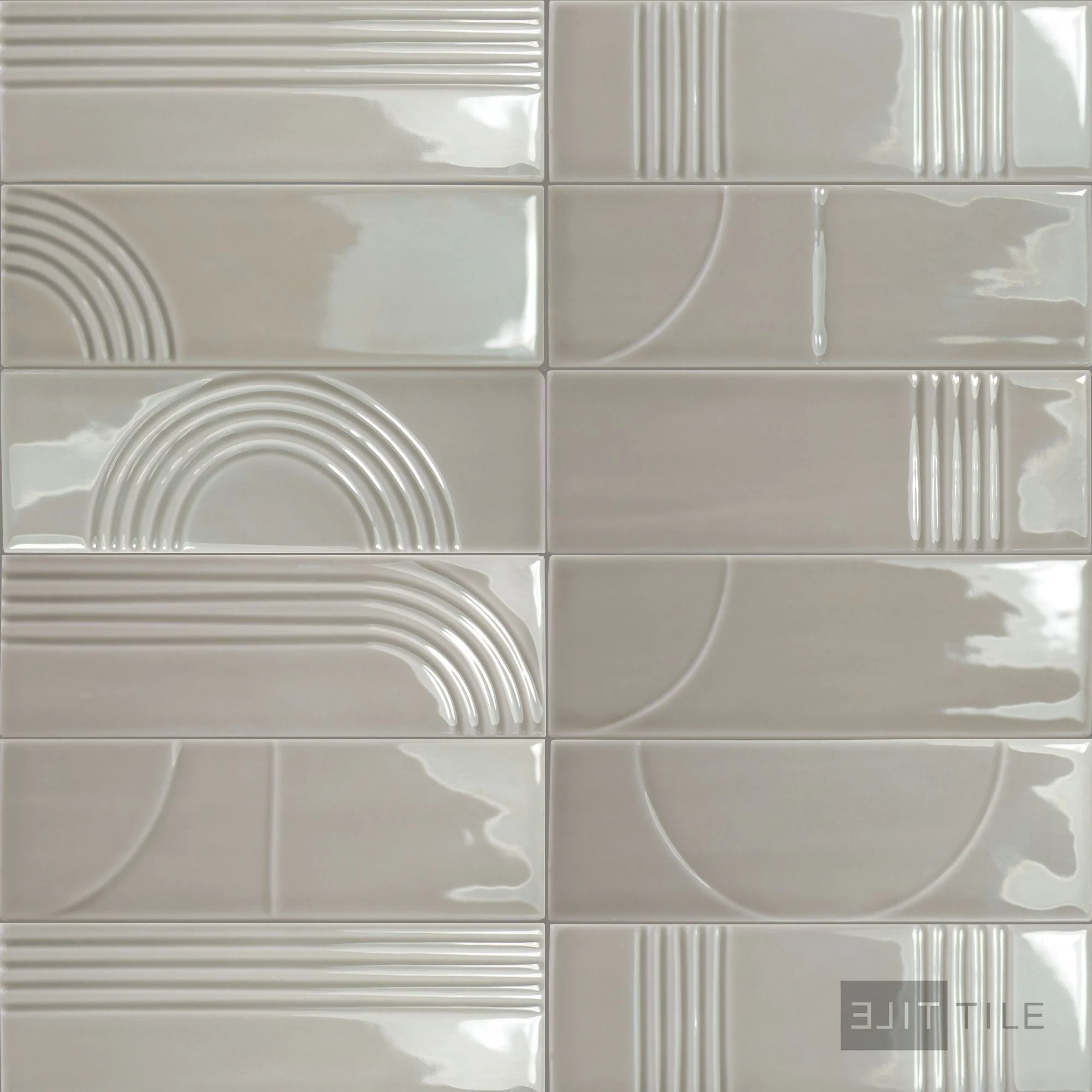 Glow Decor Glossy 2X6.3 Grey