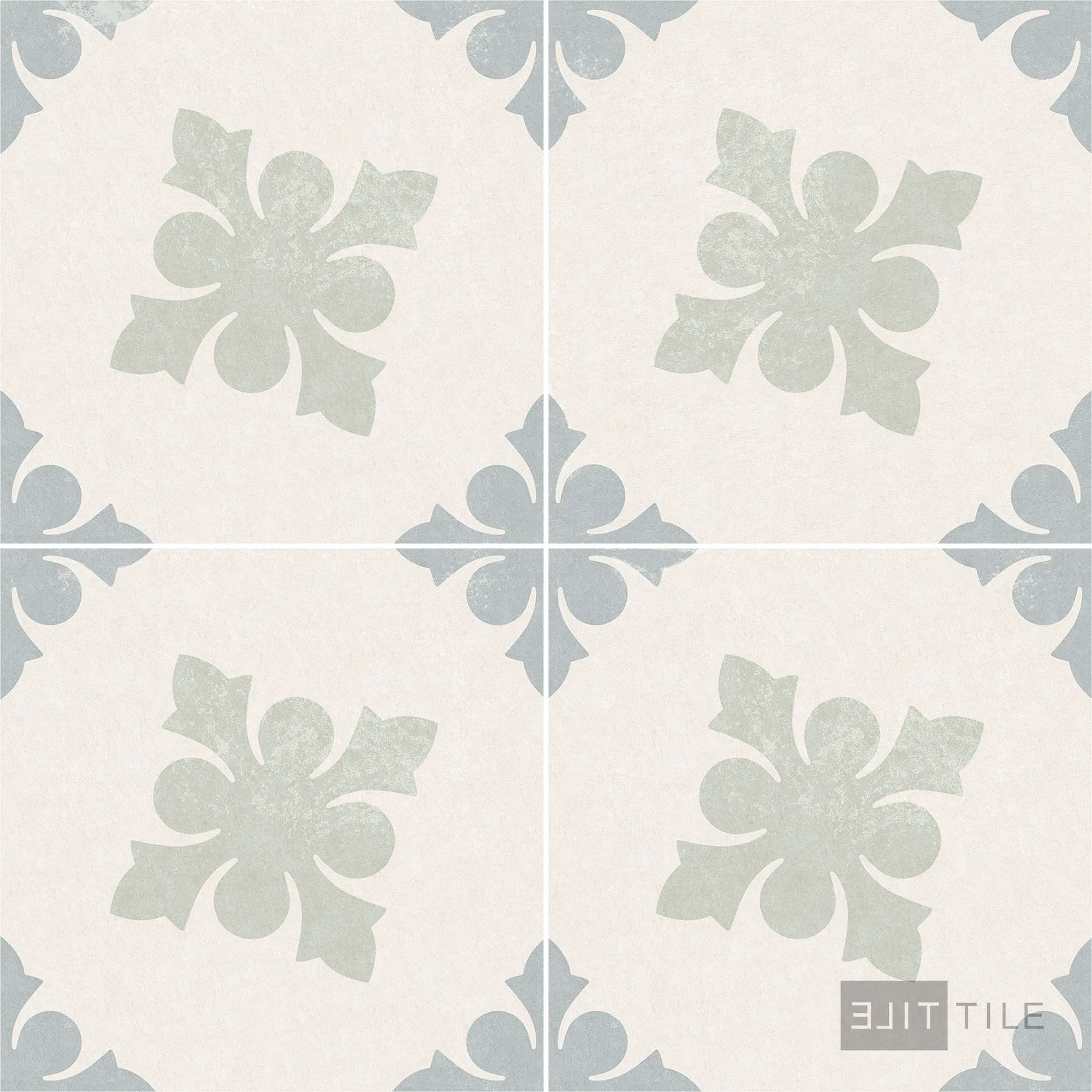 Hampton 15 Porcelain Decorative Field Tile 6X6 Shinnecoc Matte