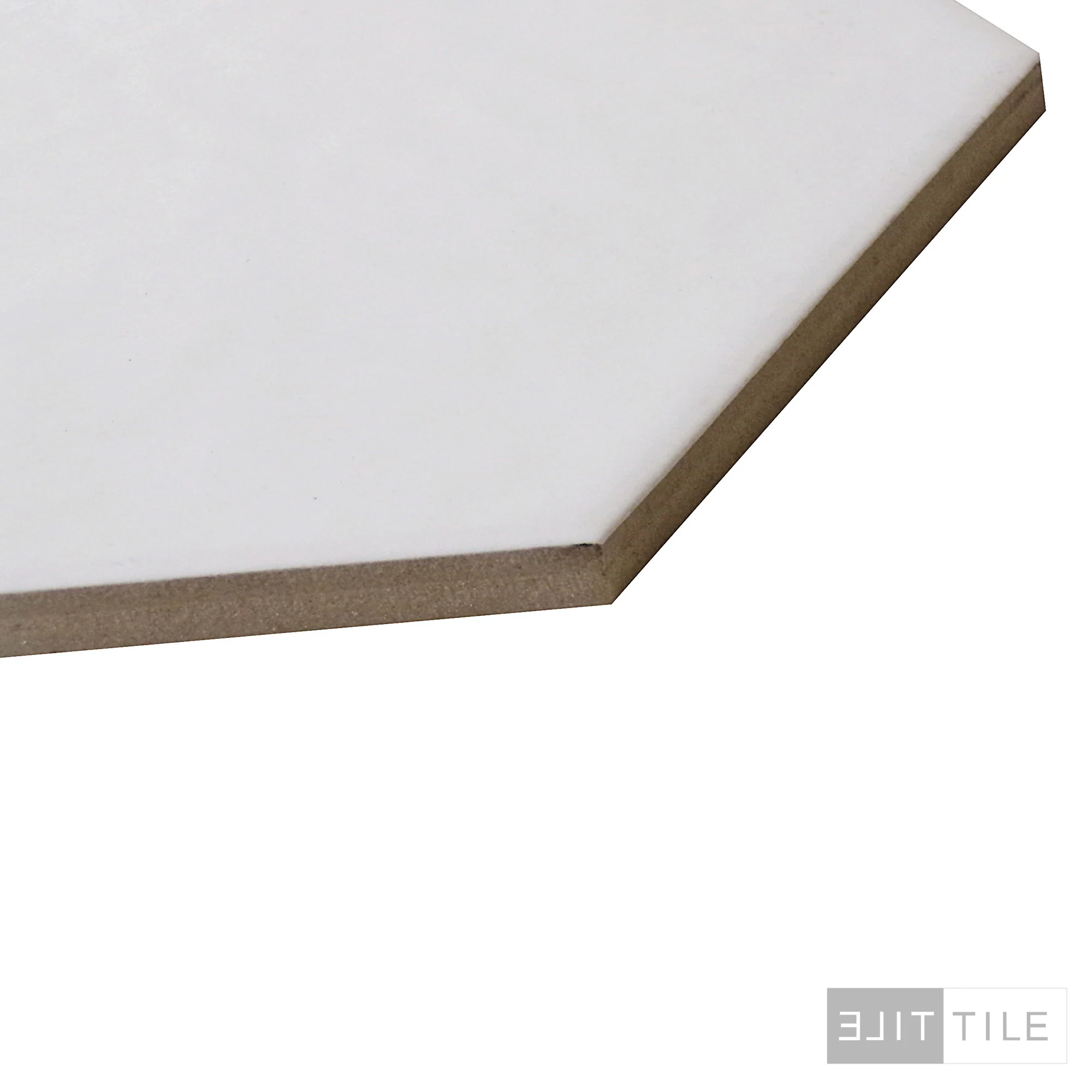 Hexatile Porcelain Tile 8X8 Blanco Matte - Image 3