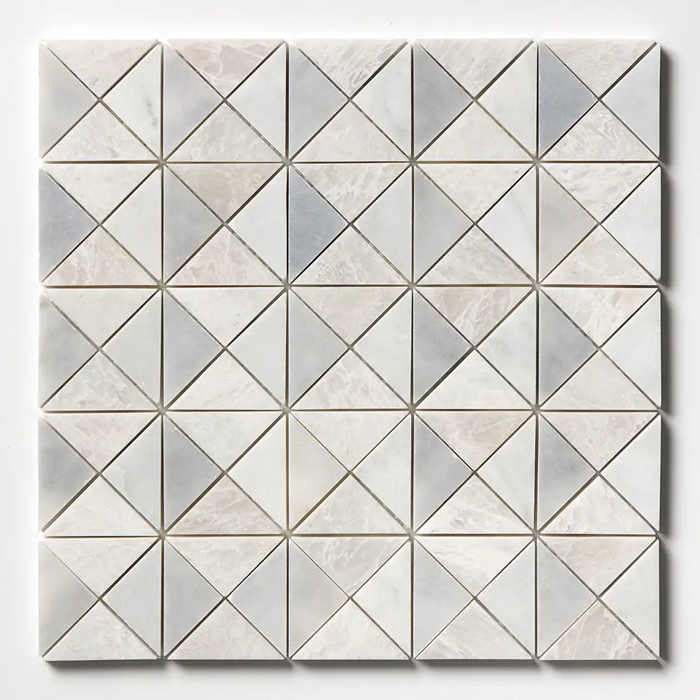 Iceberge Marble Devon Mosaic 12.5X12.5 Iceberg Avenza Allure Polished - Image 3