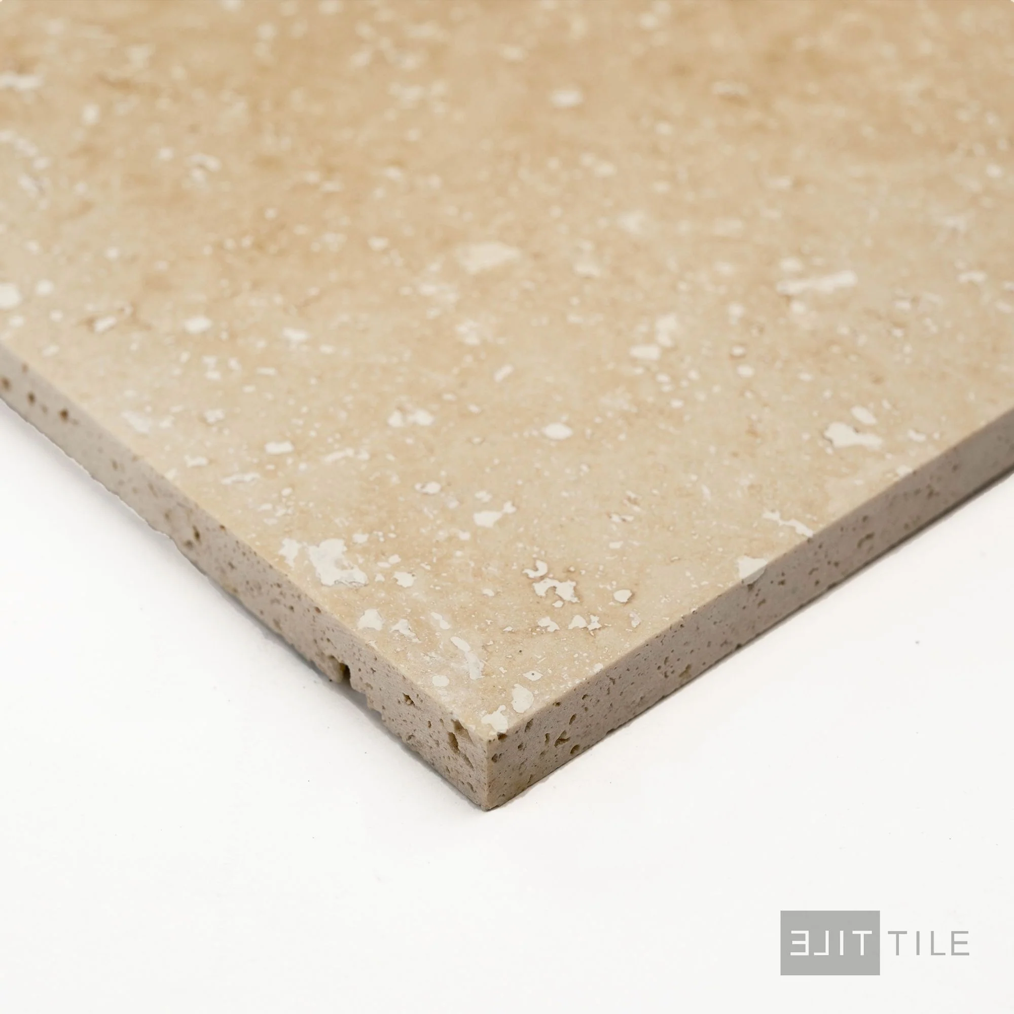 Ivory Premium Travertine 24X24 Filled And Honed - Image 3