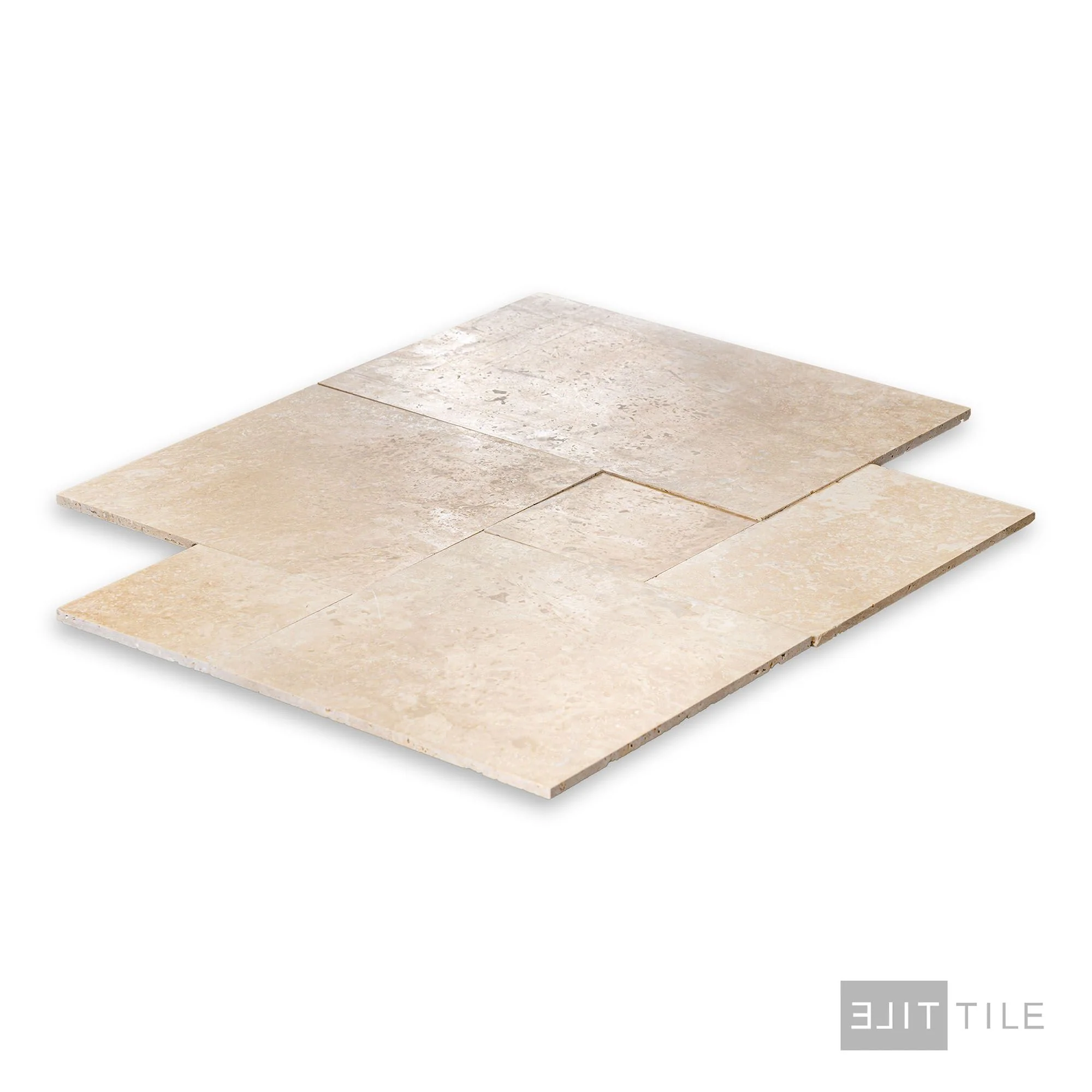 Ivory Premium Travertine Versailles Pattern Filled And Honed - Image 3