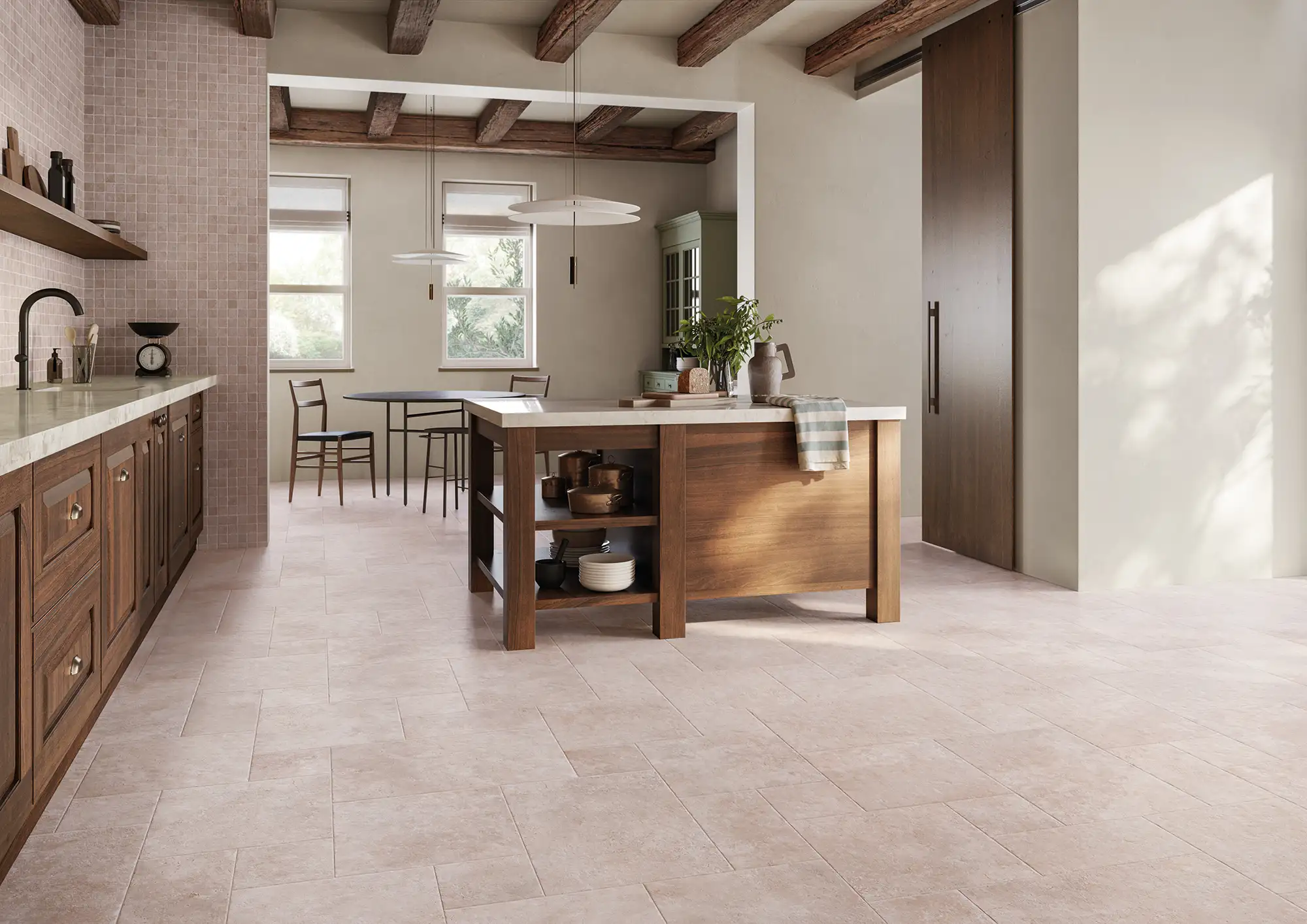 Jerusalem Stone Pattern Set Beige Matte - Image 2