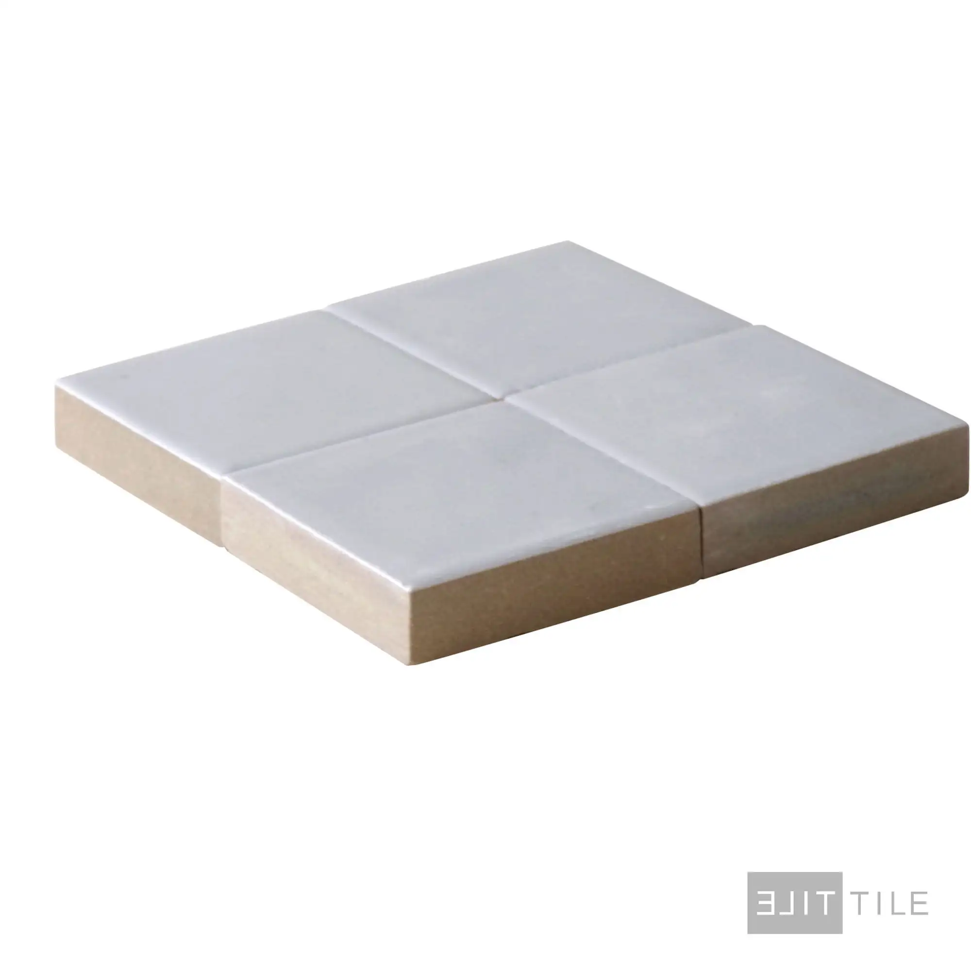 Kasbah Taco Porcelain Tile 1X1 Amber Grey Matte - Image 4
