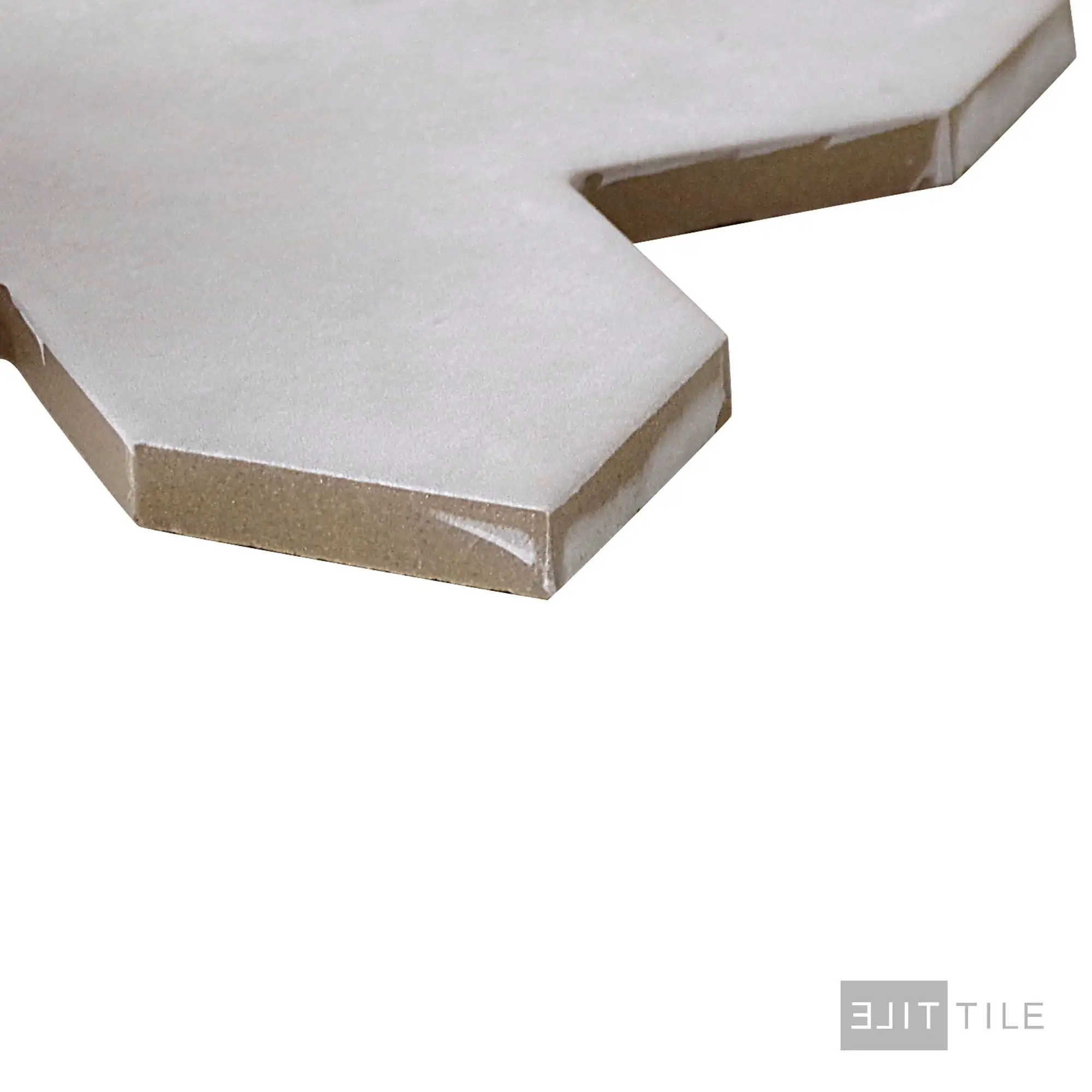 Kasbah Cross Porcelain Tile 5X5 Smoke Matte - Image 4