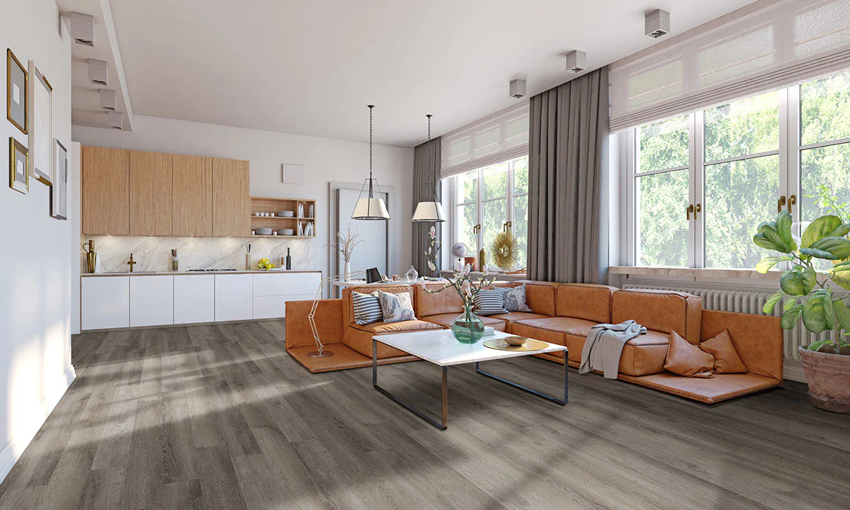 Katavia Charcoal Oak 6X48 Low Gloss Luxury Vinyl Plank - Image 2